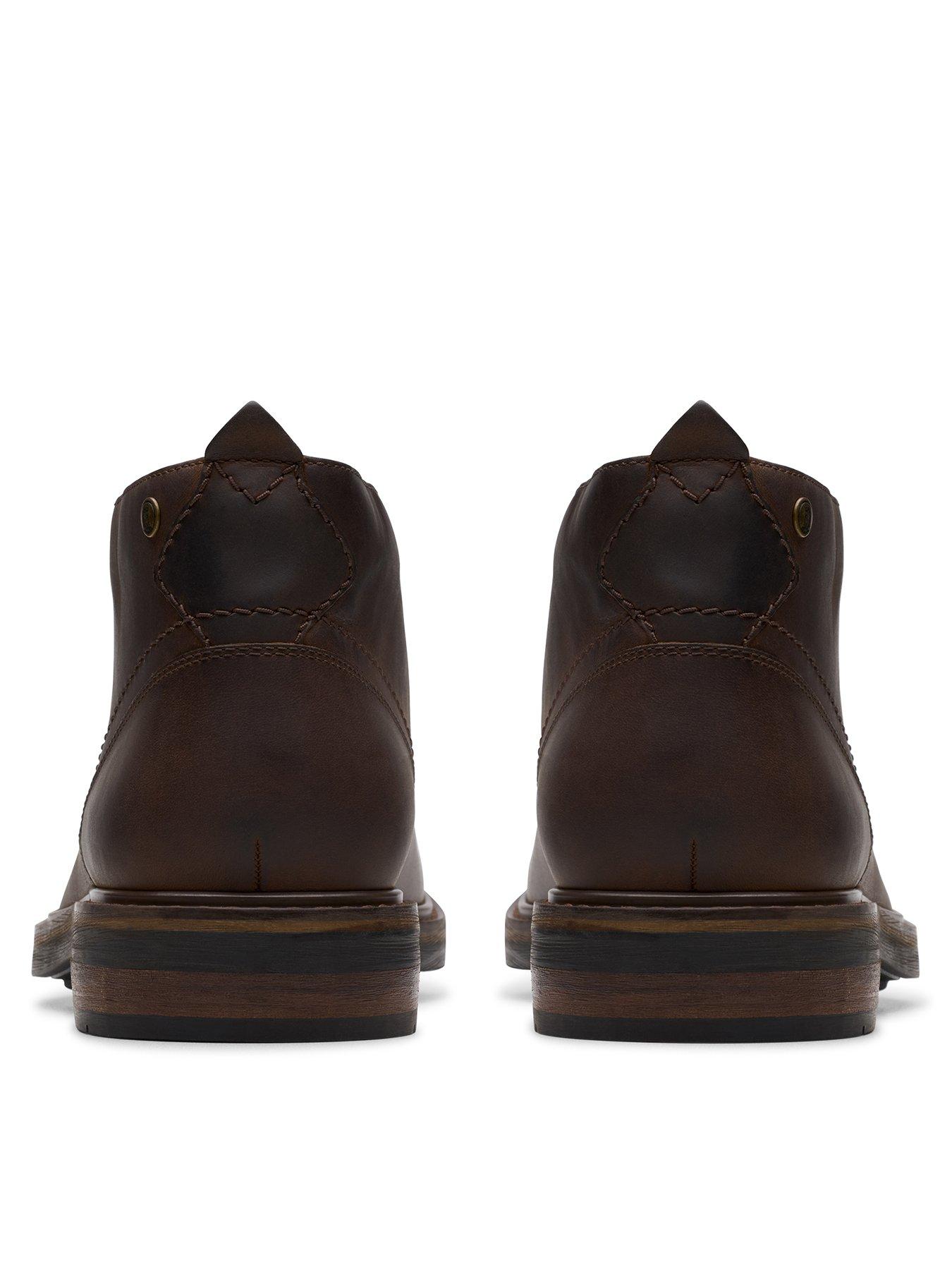 Image 3 of 6 of Clarks Newford Mid Lace Up Ankle Boots&nbsp;- Dark Brown