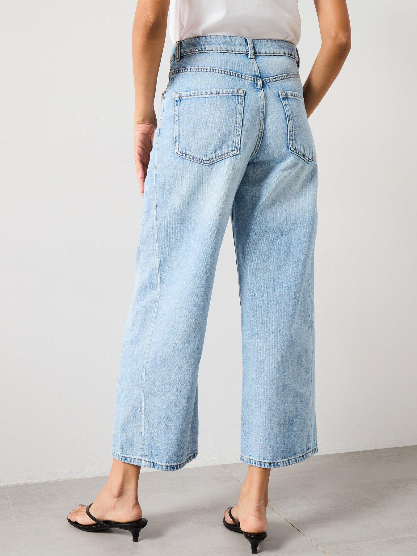 Image 2 of 6 of Mango Tapered Jeans - Blue