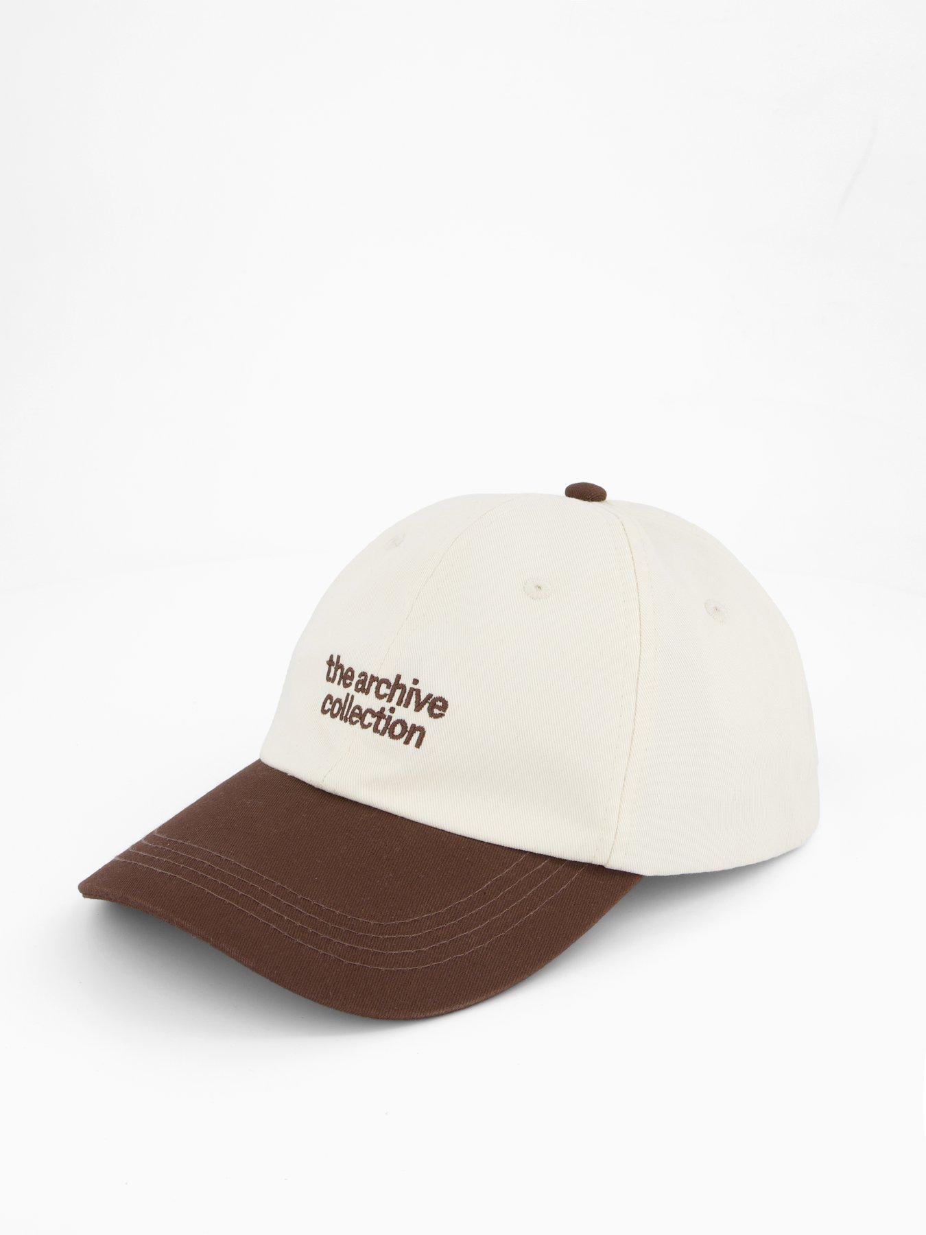 Image 2 of 4 of Mango Embroidered Message Cap - Brown