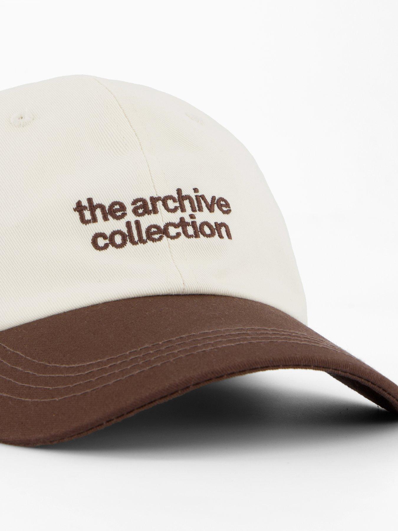 Image 3 of 4 of Mango Embroidered Message Cap - Brown