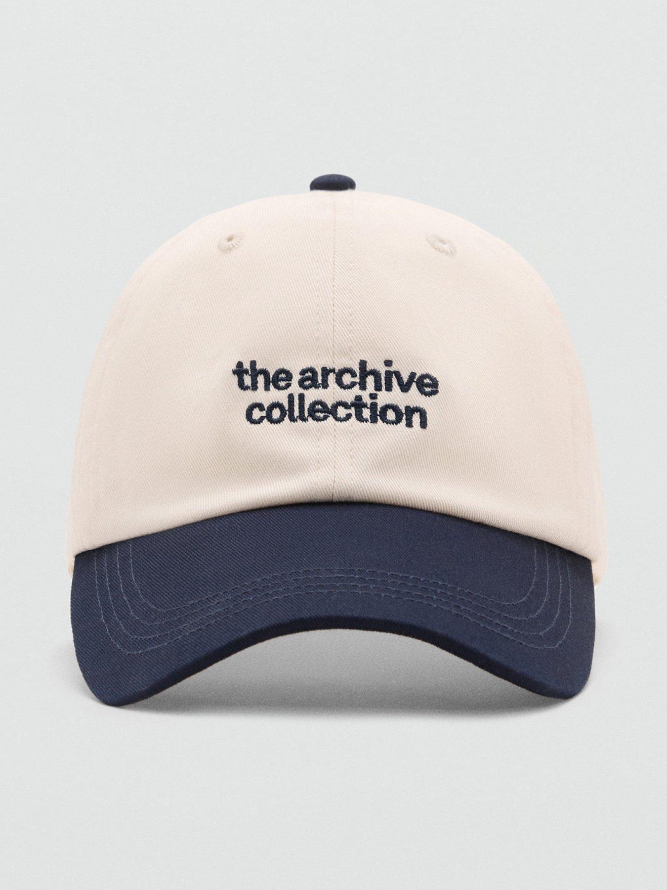 Image 1 of 4 of Mango Embroidered Message Cap - The Archive Collection
