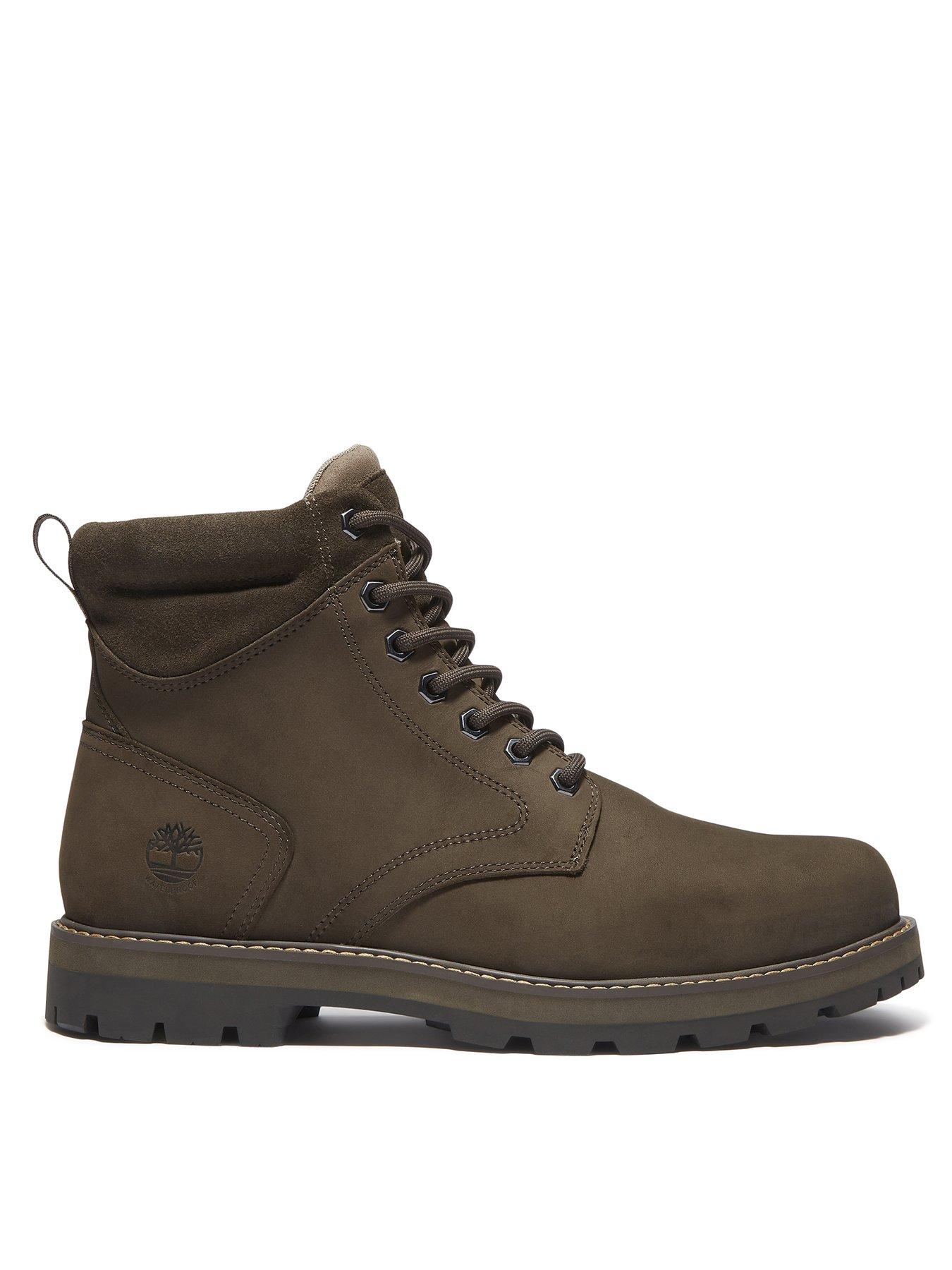Image 1 of 7 of Timberland Britton Road Waterproof Lace Up Boots- Dark Brown