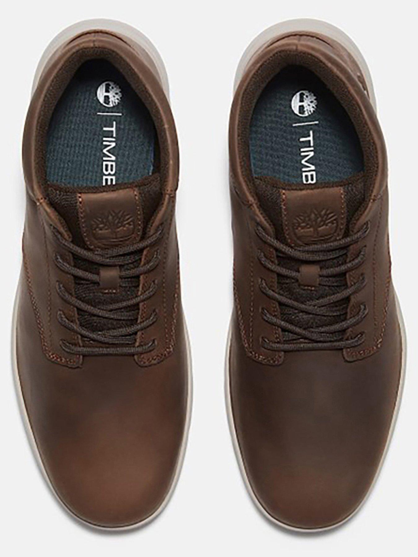 Image 4 of 5 of Timberland Parker Street Leather Mid Lace Up Boots- Dark Brown
