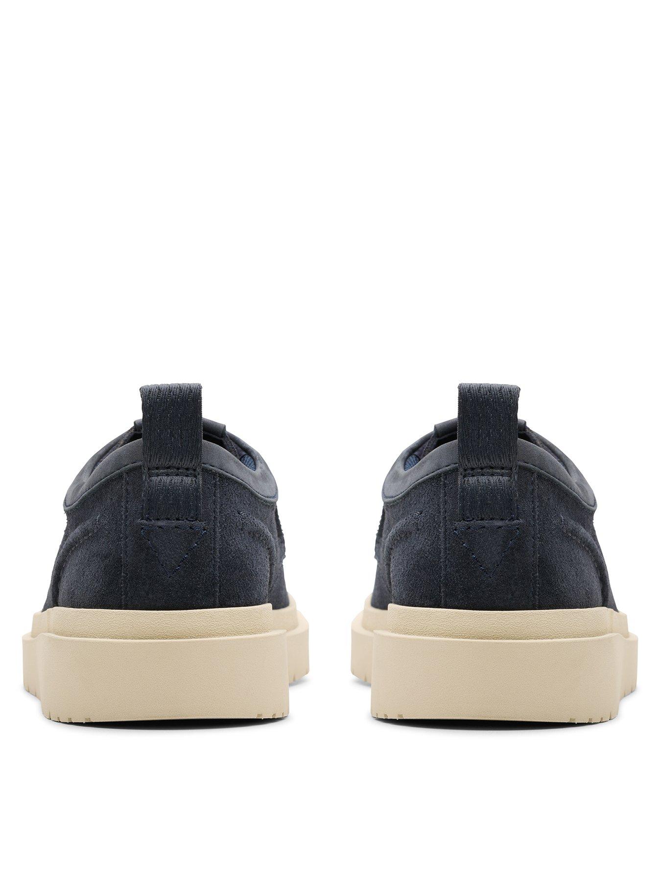 Image 3 of 7 of Clarks Polden Moc Casual Lace Up Shoes - Navy