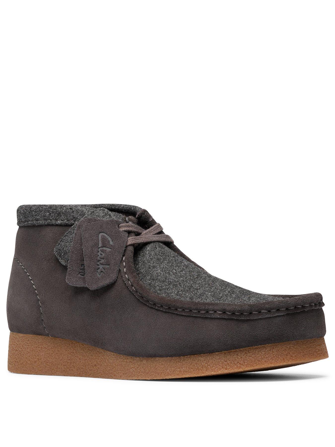 Clarks Wallabee Evo Chukka Boots-grey | Littlewoods