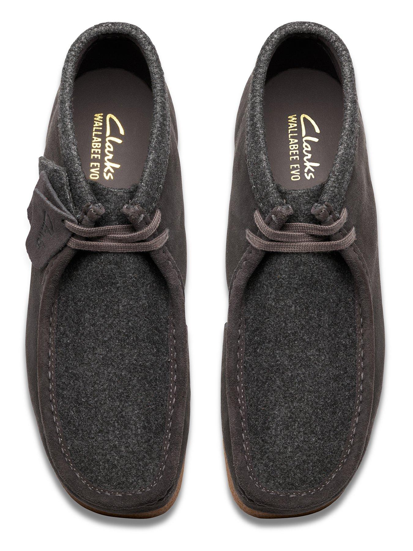 Clarks Wallabee Evo Chukka Boots-grey | Littlewoods