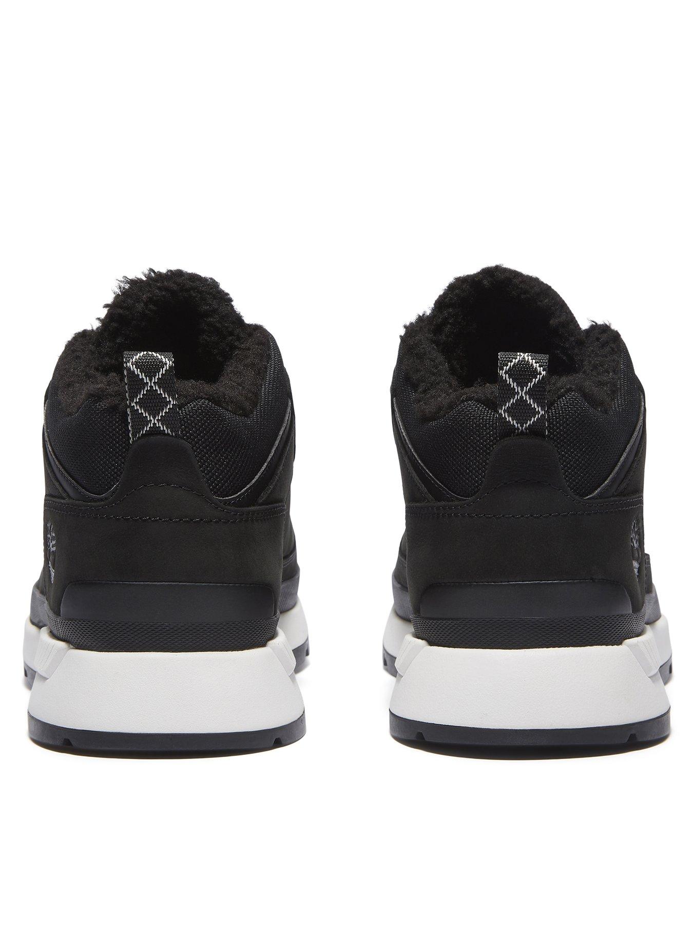  image of timberland-field-trekker-lined-low-lace-up-boots--black