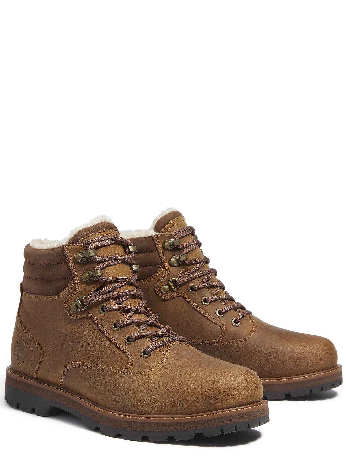  image of timberland-britton-road-lined-waterproof-lace-up-boots--brown