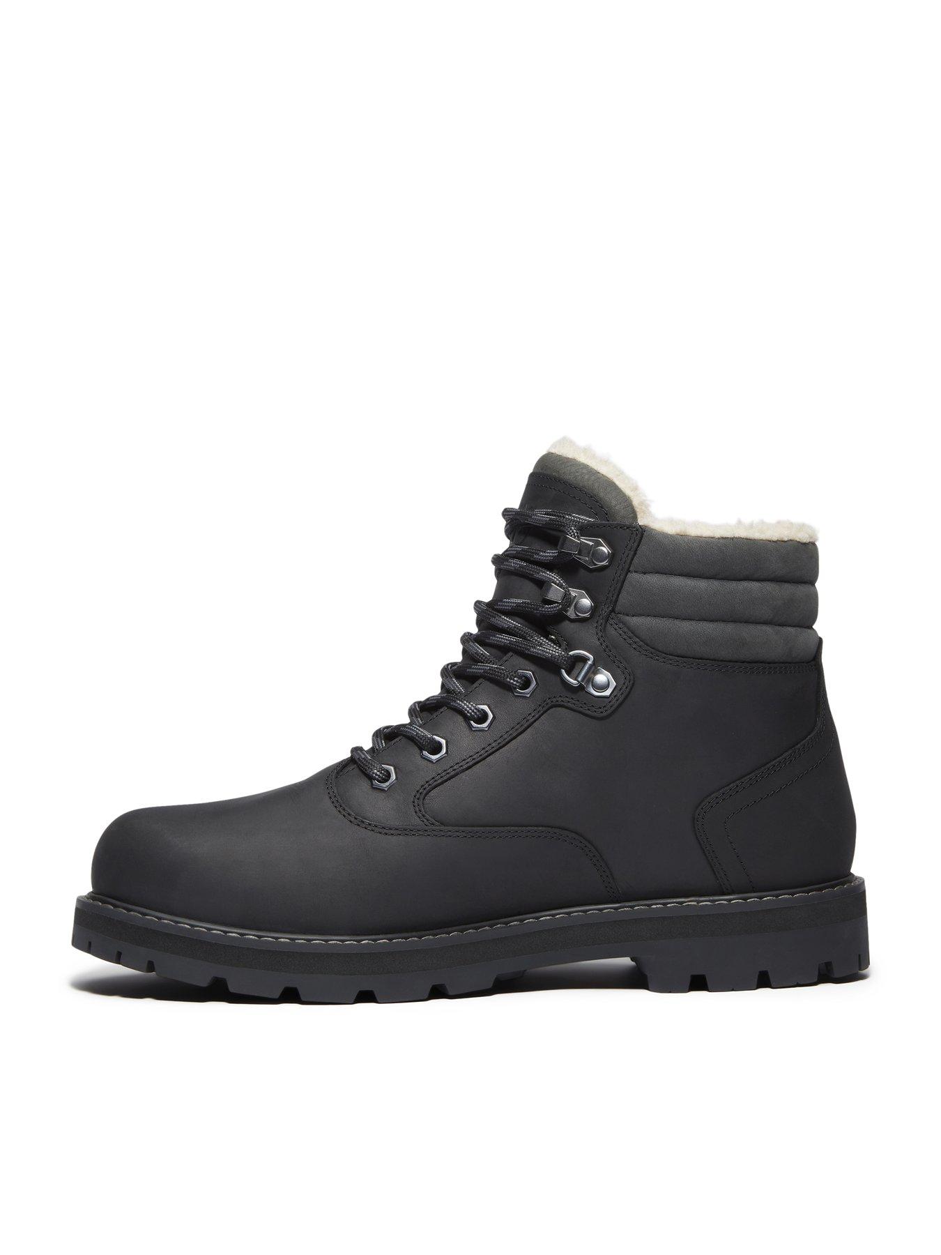  image of timberland-britton-road-lined-waterproof-lace-up-boots--black