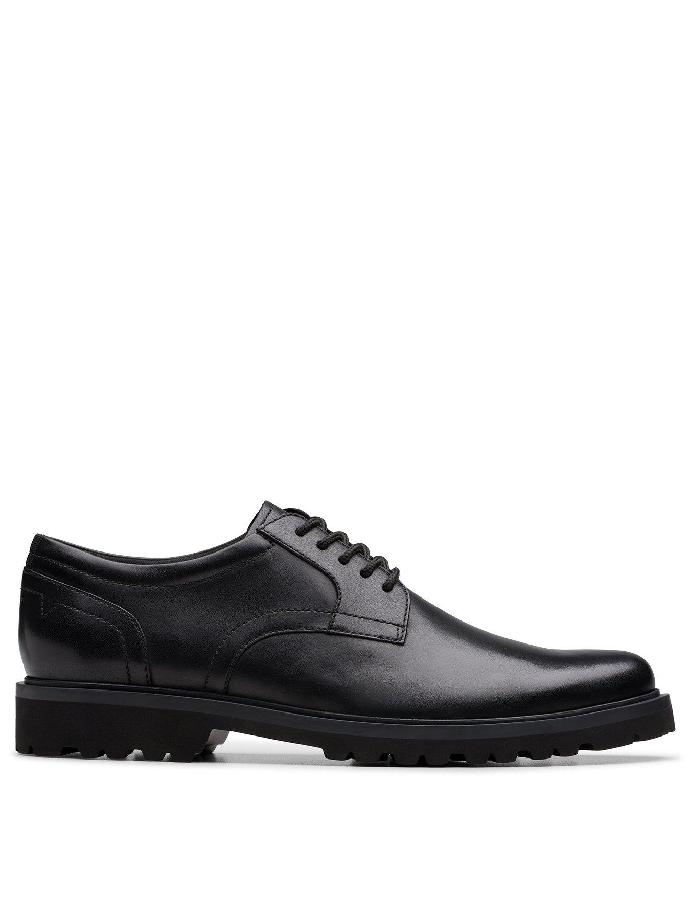 Clarks Berwick Lace Up Derby Shoe-black