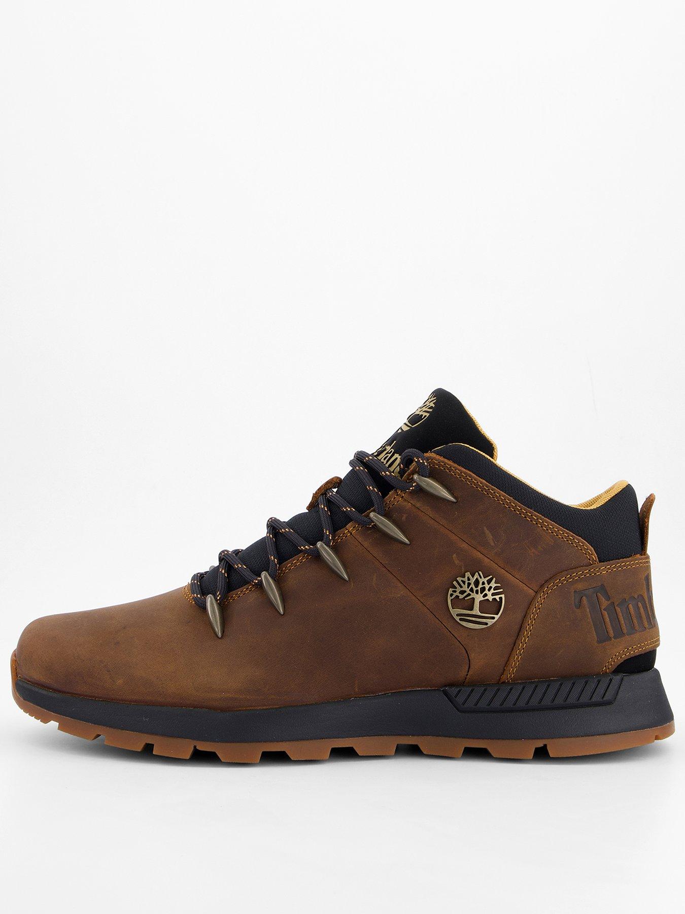 Image 1 of 7 of Timberland Sprint Trekker Mid Lace Up Boots- Dark Brown