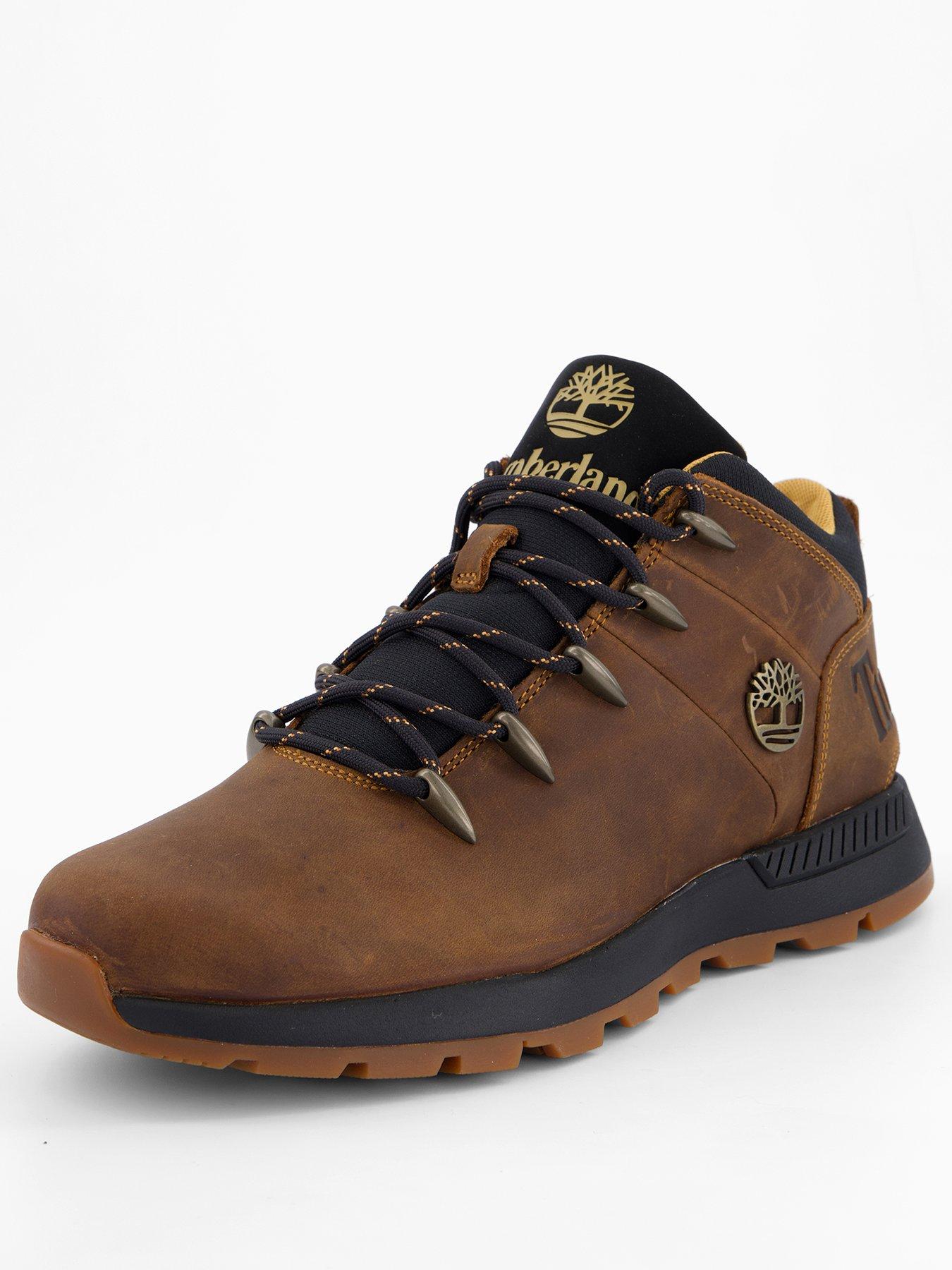 Image 2 of 7 of Timberland Sprint Trekker Mid Lace Up Boots- Dark Brown