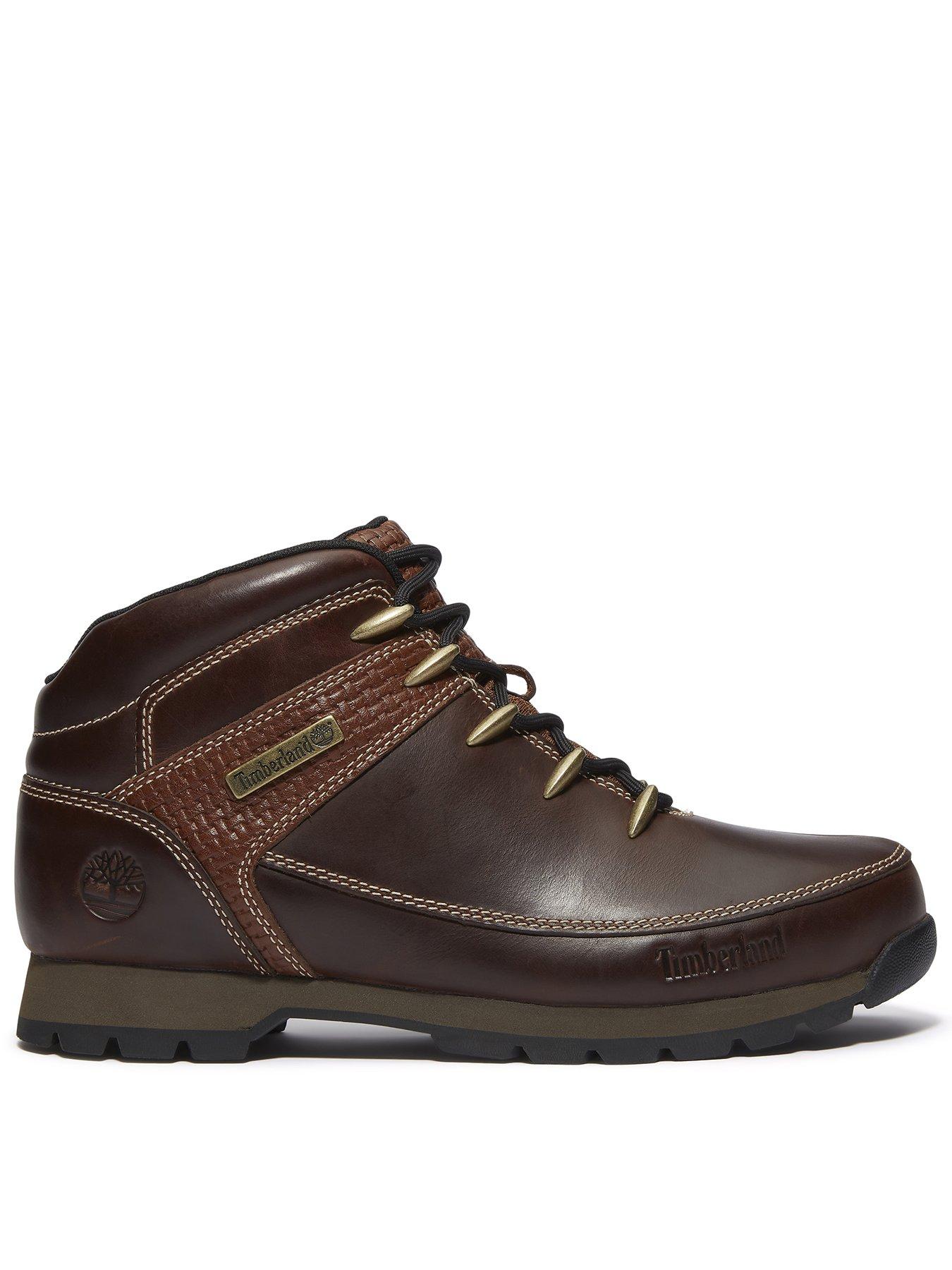 Timberland Euro Hiker Lace Up Boots- Brown