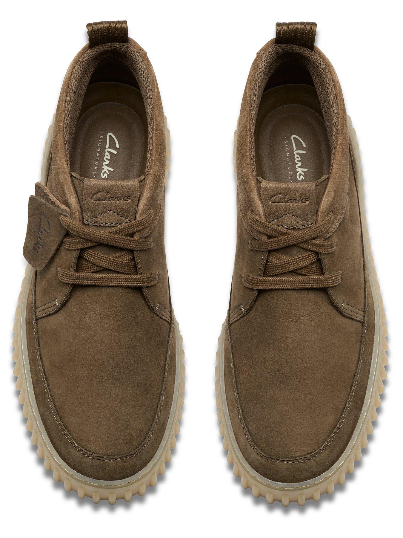 Image 4 of 6 of Clarks Torhill Hi Ankle Chukka&nbsp;boots - Khaki