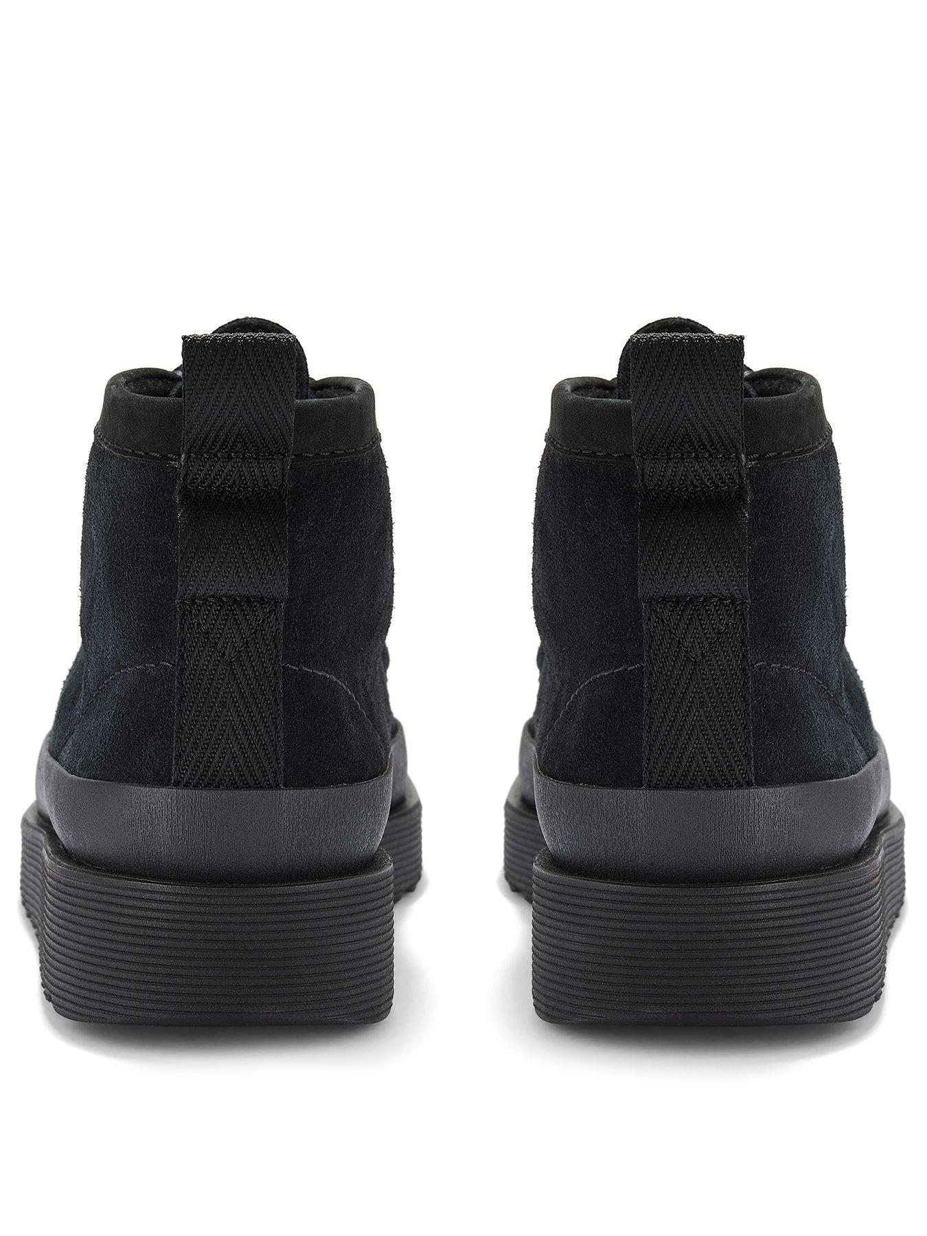  image of clarks-wallabee-ftr-2hi-hiker-boots-black