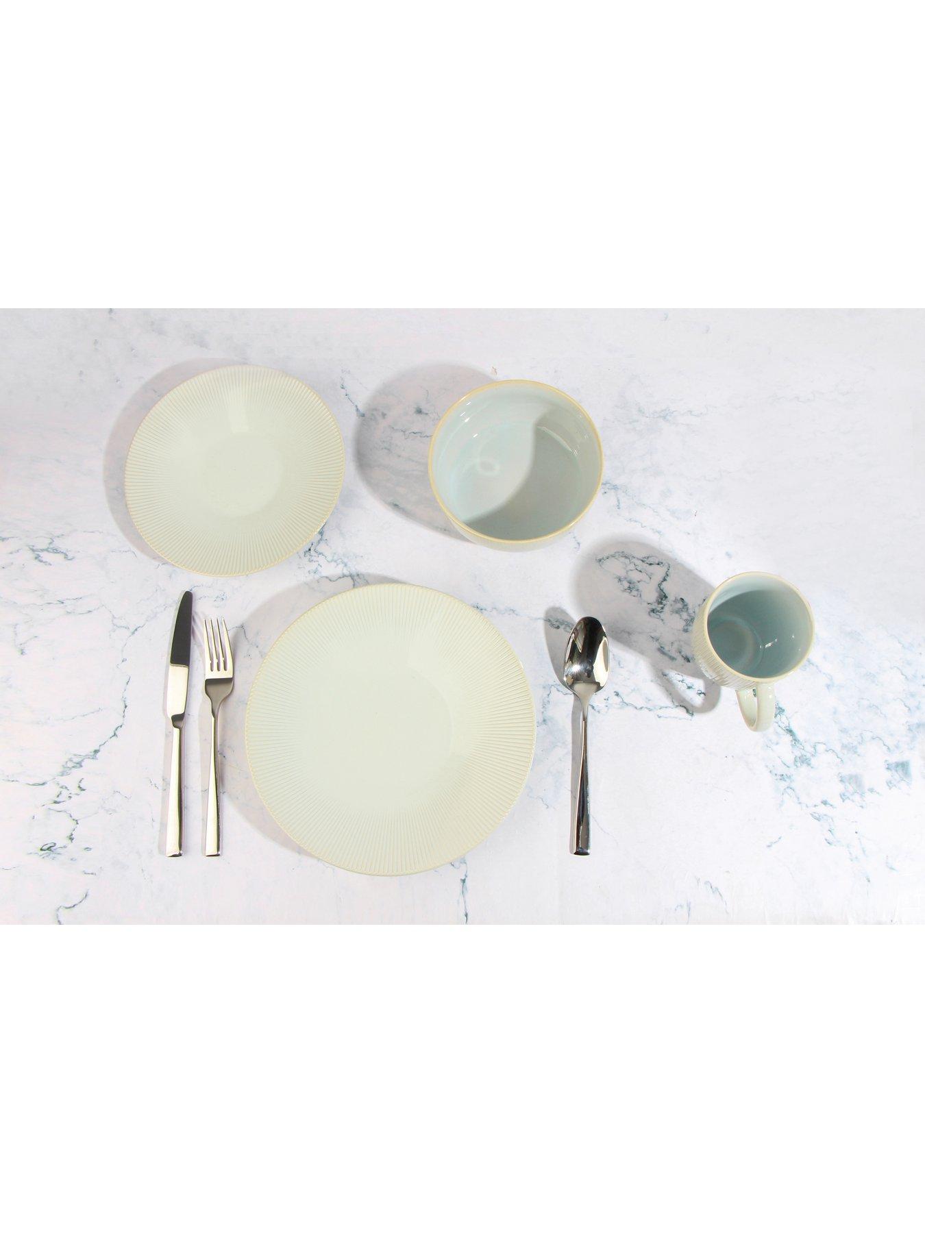  image of waterside-embossed-reactive-glaze-16-piece-dinner-set-cream