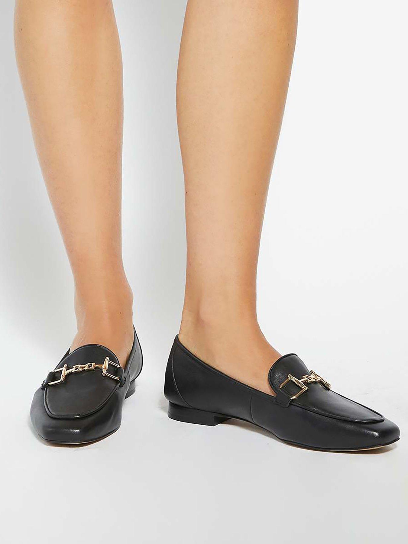 dune-london-grained-snaffle-leather-loafer-black