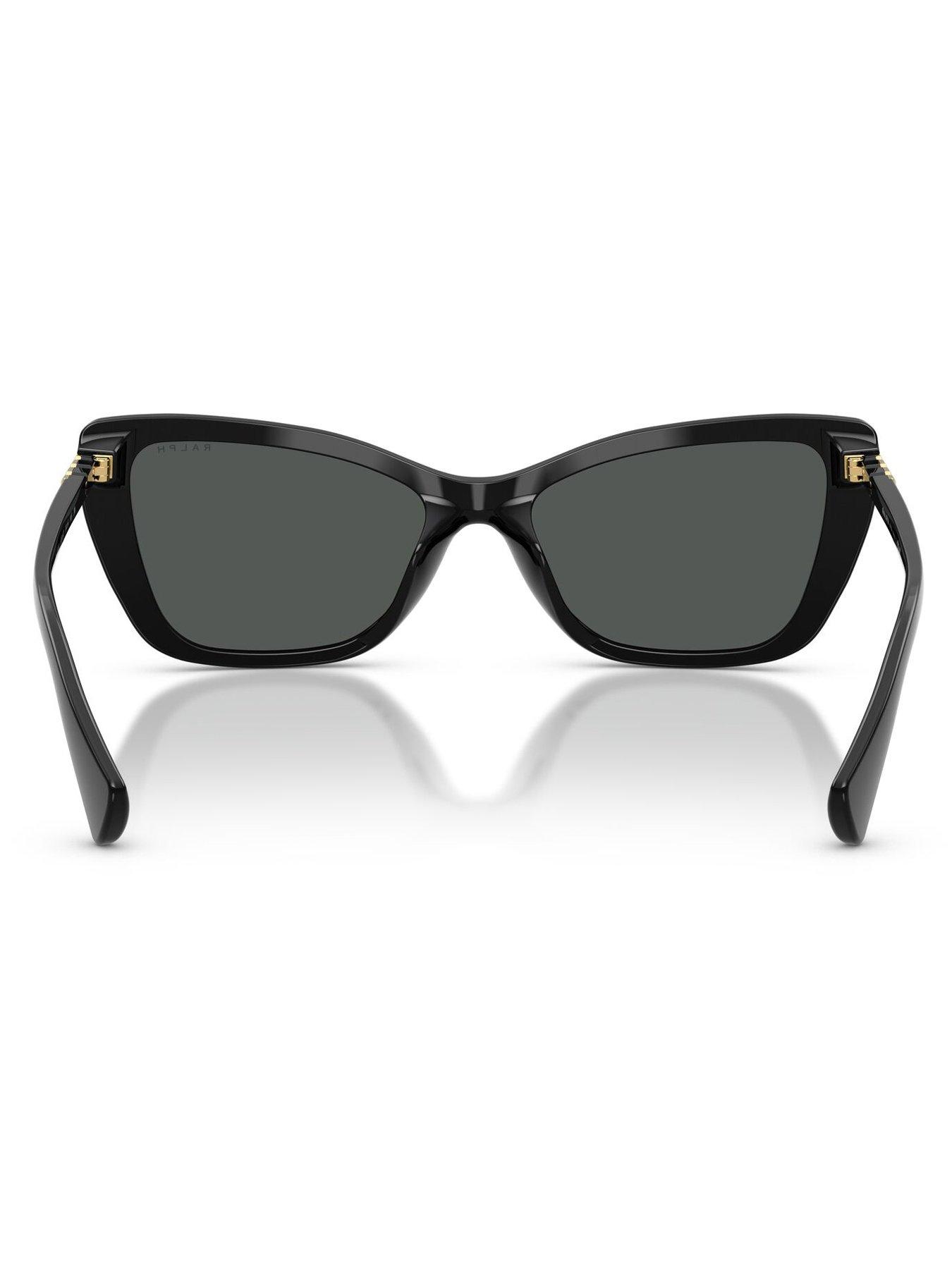 Image 4 of 4 of Ralph Cat Eye Sunglasses- Black