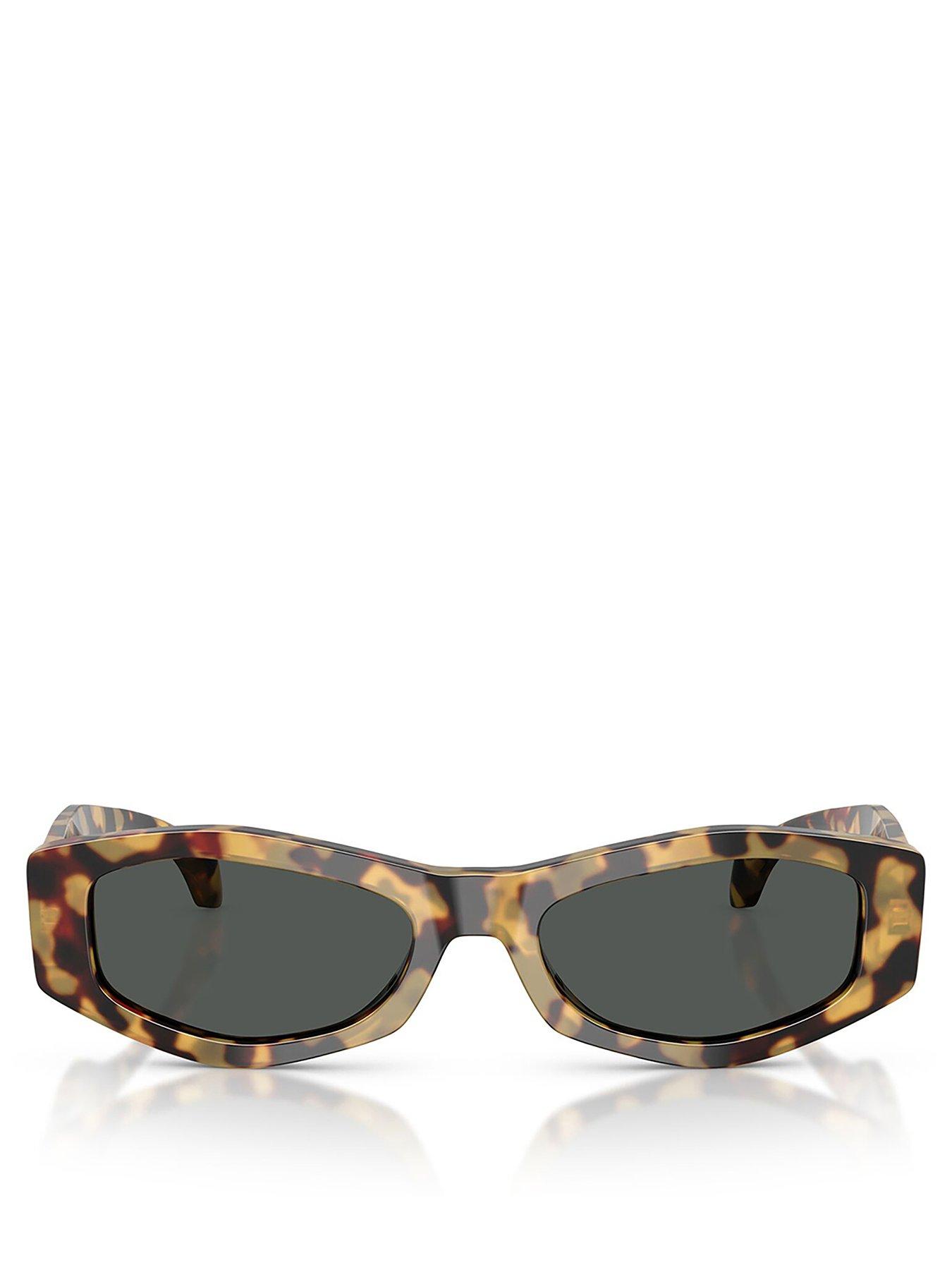 Image 3 of 4 of VERSACE Irregular Sunglasses - Brown