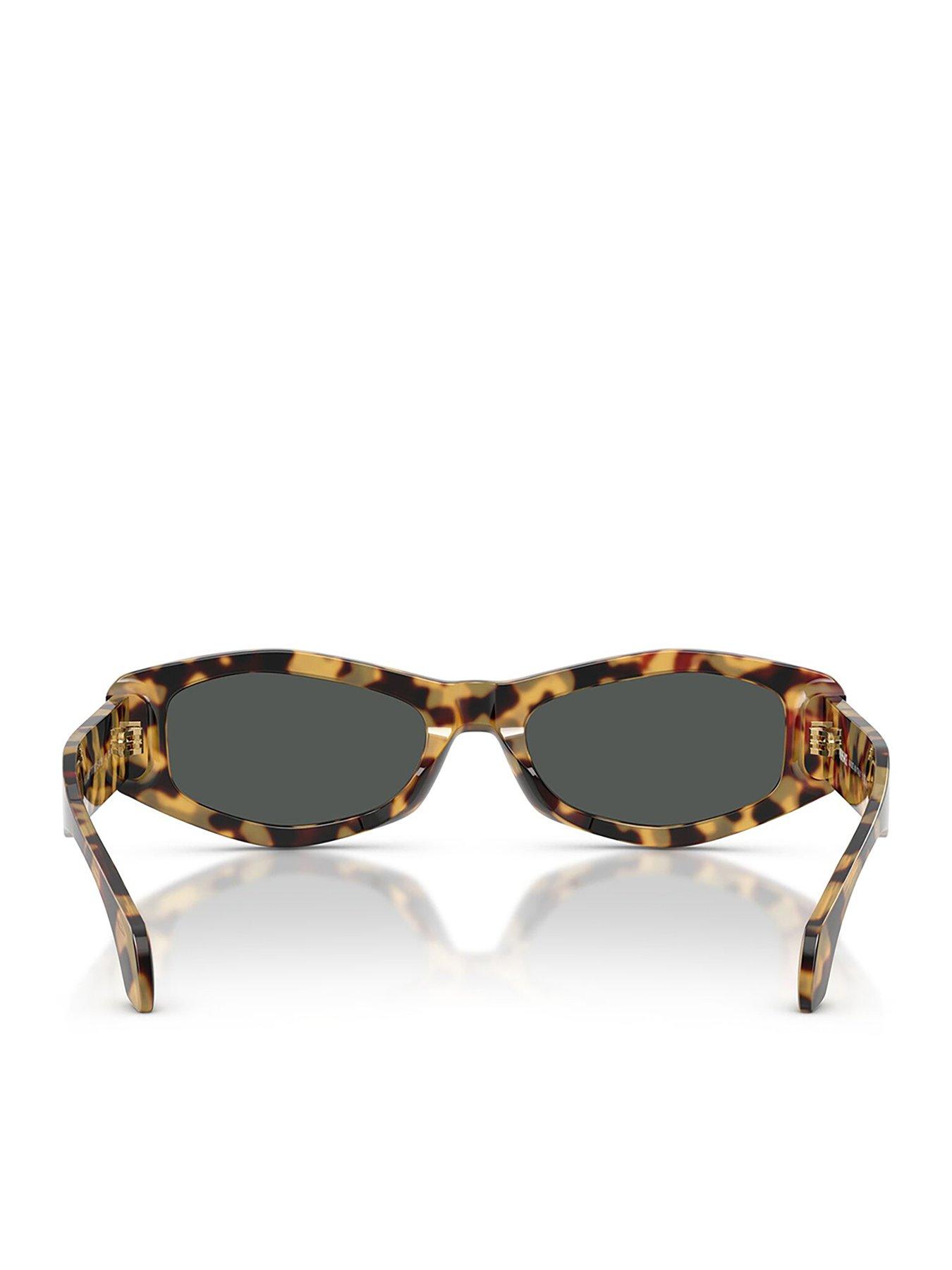 Image 4 of 4 of VERSACE Irregular Sunglasses - Brown
