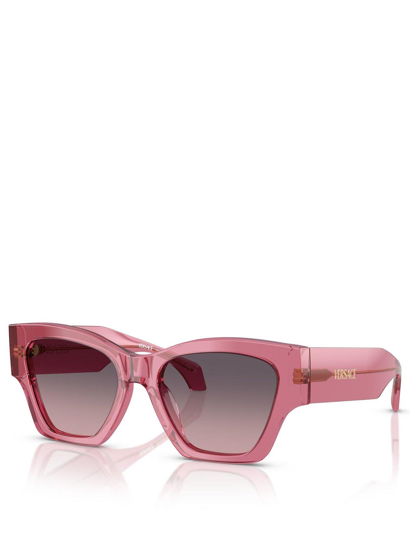 Image 1 of 4 of VERSACE Square Sunglasses - Pink