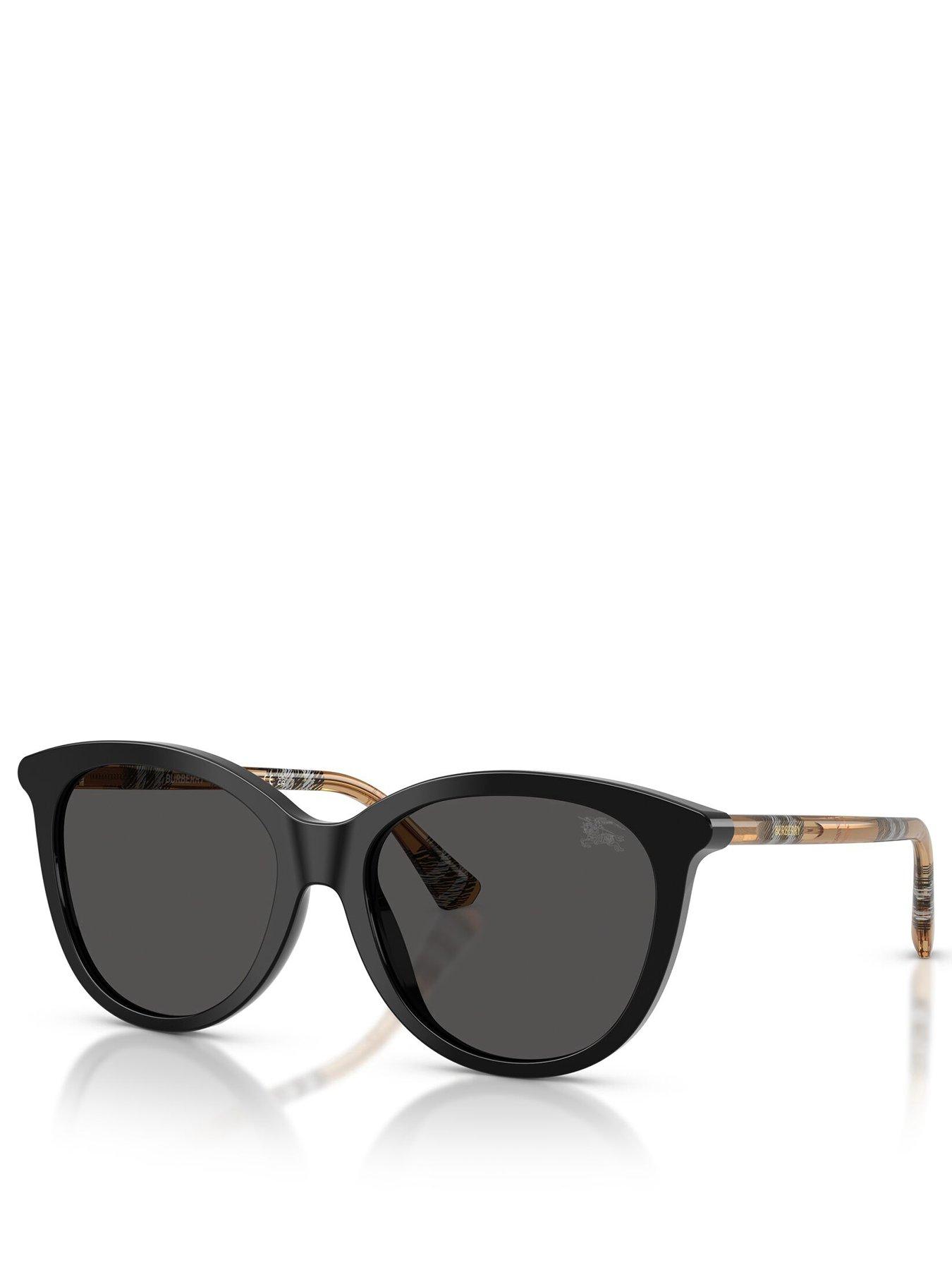 Image 1 of 4 of Burberry Phantos Sunglasses- Black