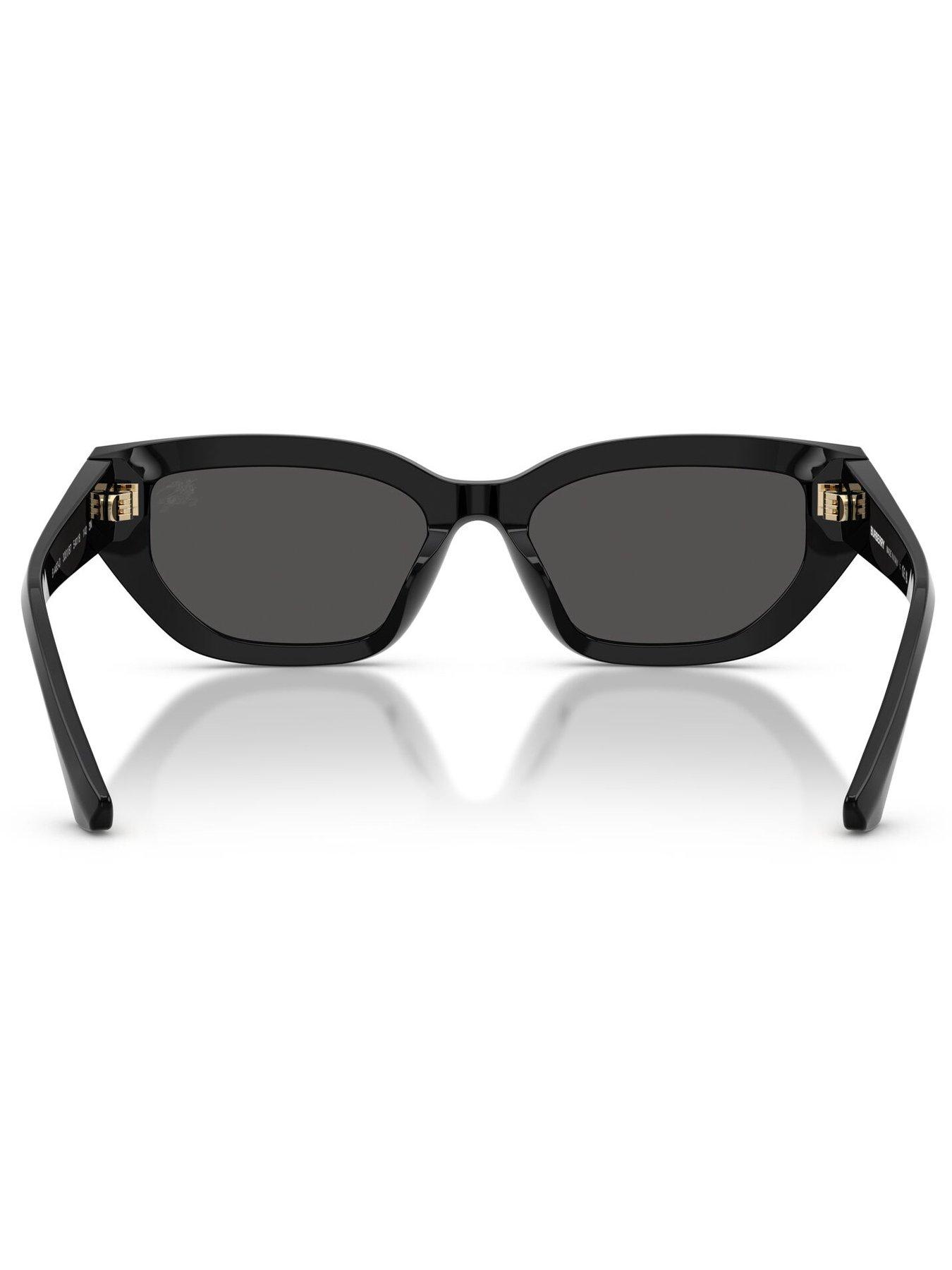 Image 4 of 4 of Burberry Irregular Sunglasses- Black