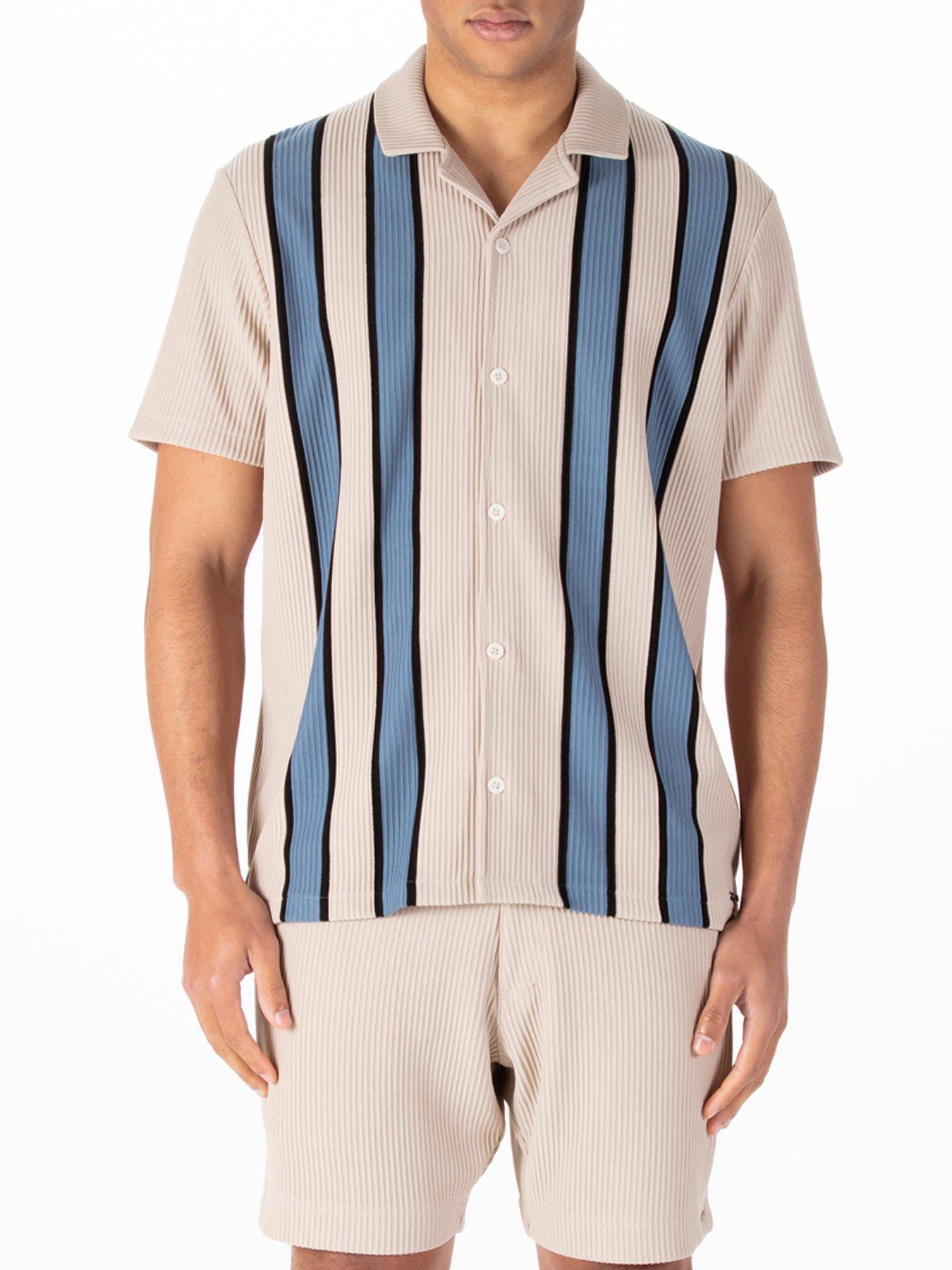 undefined Gwithian Short Sleeve Shirt - Beige