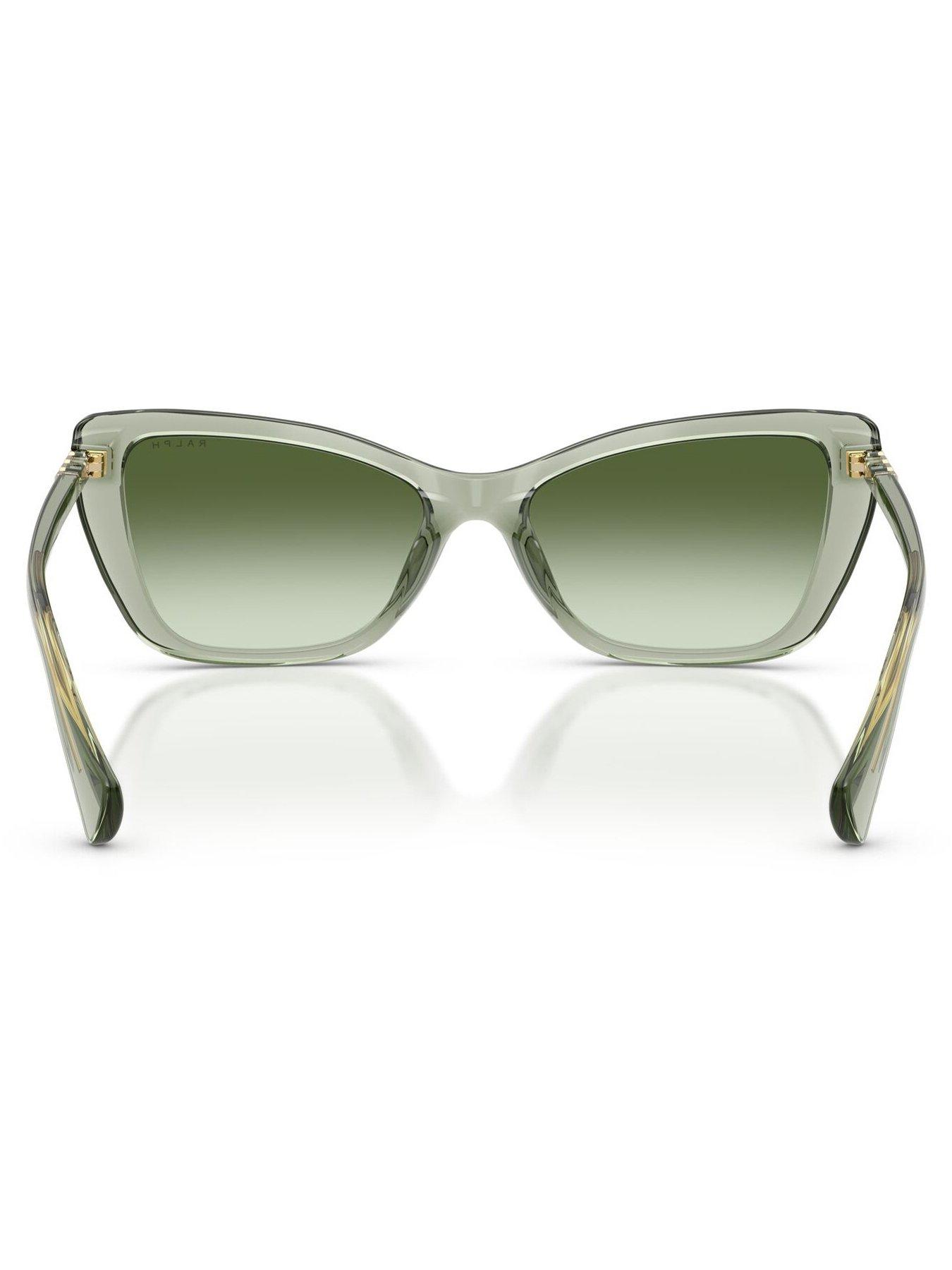 Image 4 of 4 of Ralph Cat Eye Sunglasses - Green