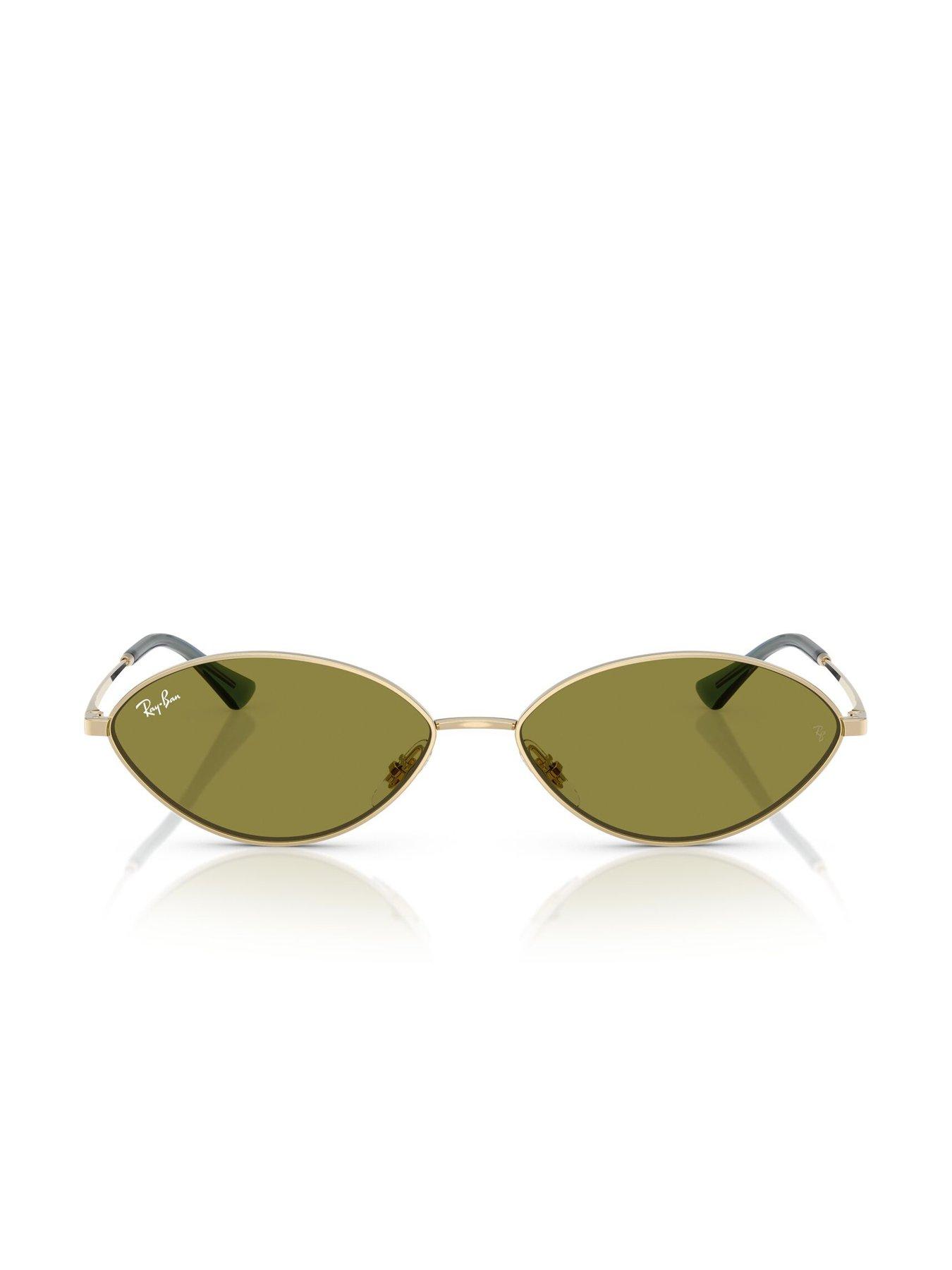 undefined Kai Oval Sunglasses - Gold