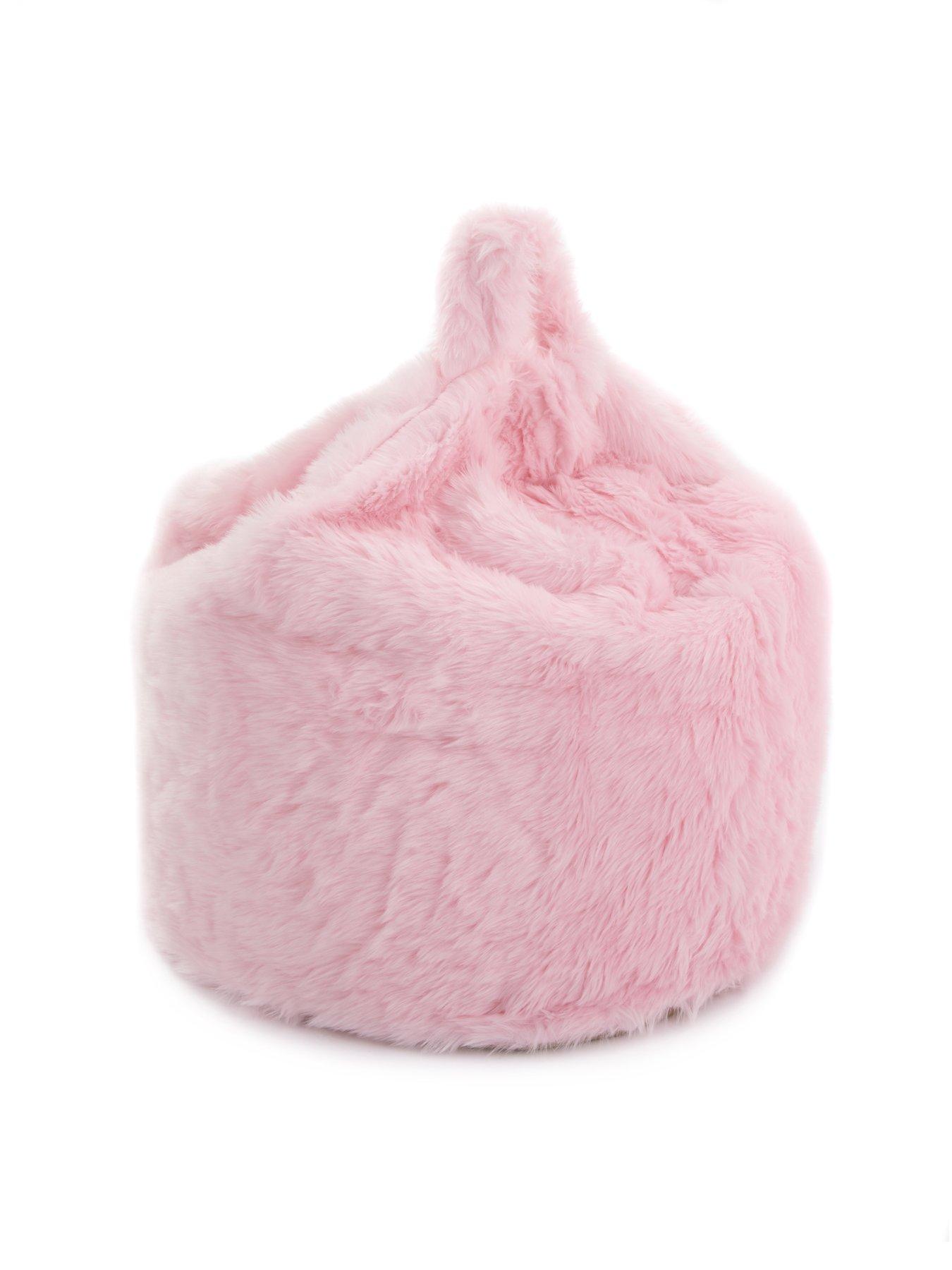 Image 3 of 6 of KAIKOO Kids Fluffy Beanbag- Pink