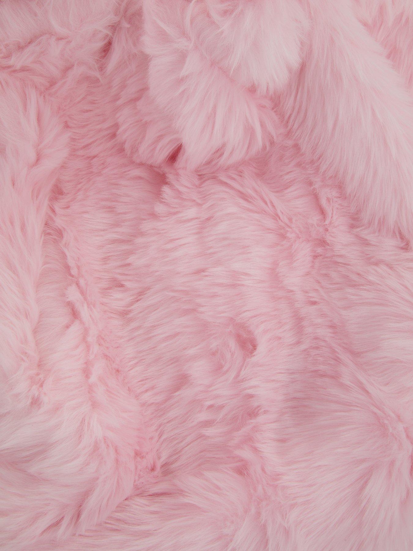 Image 4 of 6 of KAIKOO Kids Fluffy Beanbag- Pink