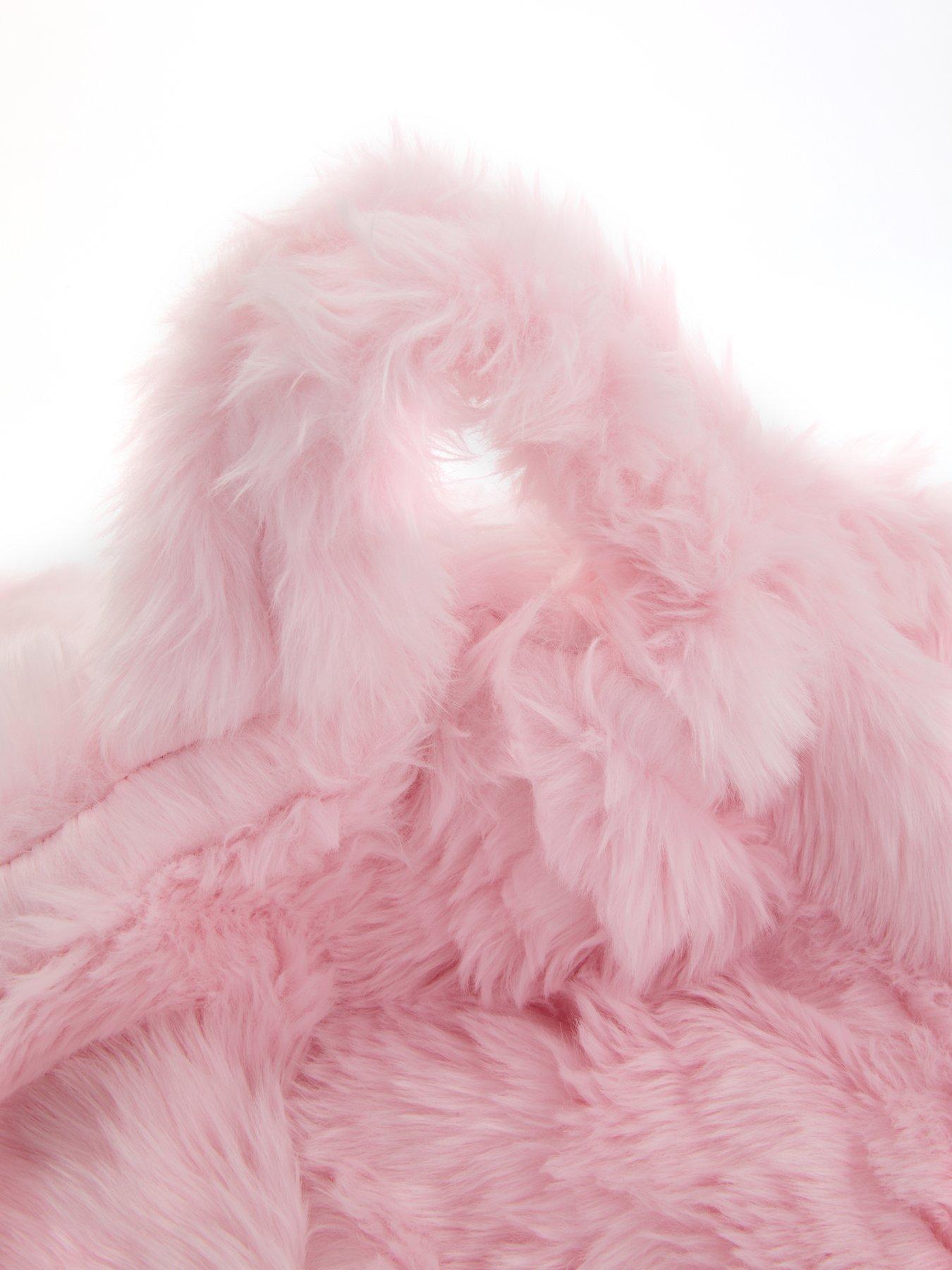 Image 5 of 6 of KAIKOO Kids Fluffy Beanbag- Pink