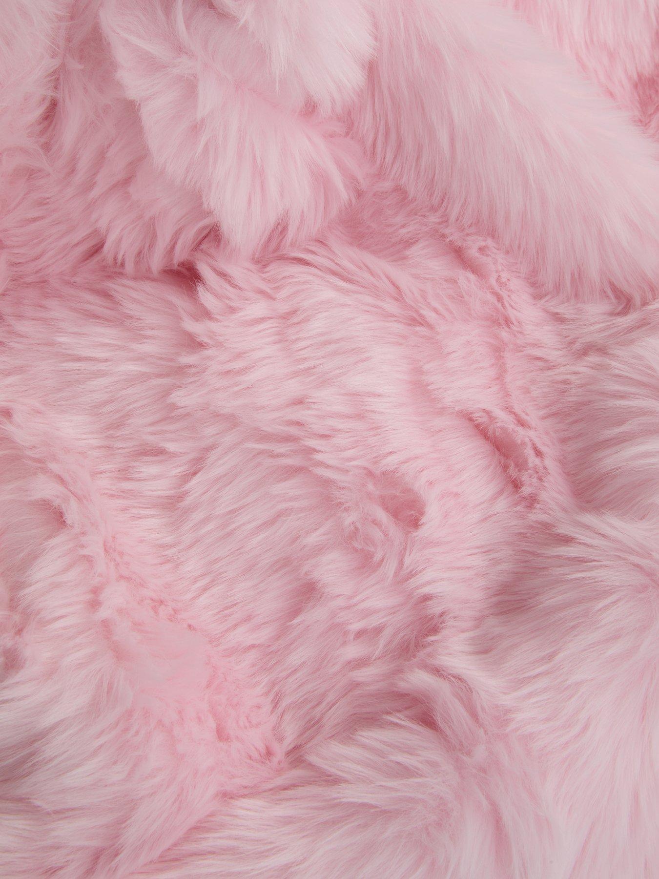 Image 6 of 6 of KAIKOO Kids Fluffy Beanbag- Pink