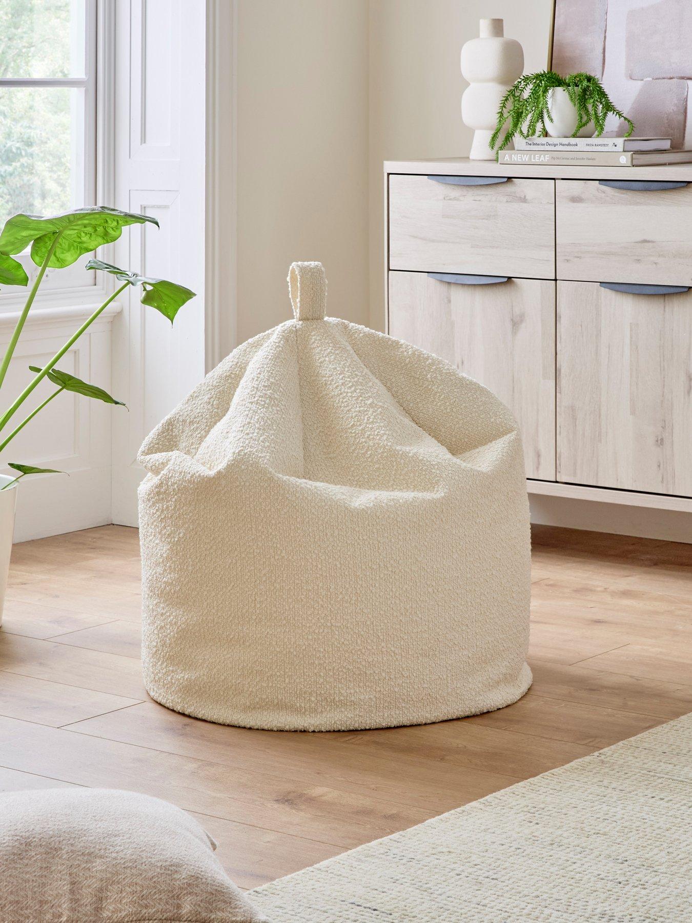 Image 1 of 5 of KAIKOO Boucle Beanbag- Cream