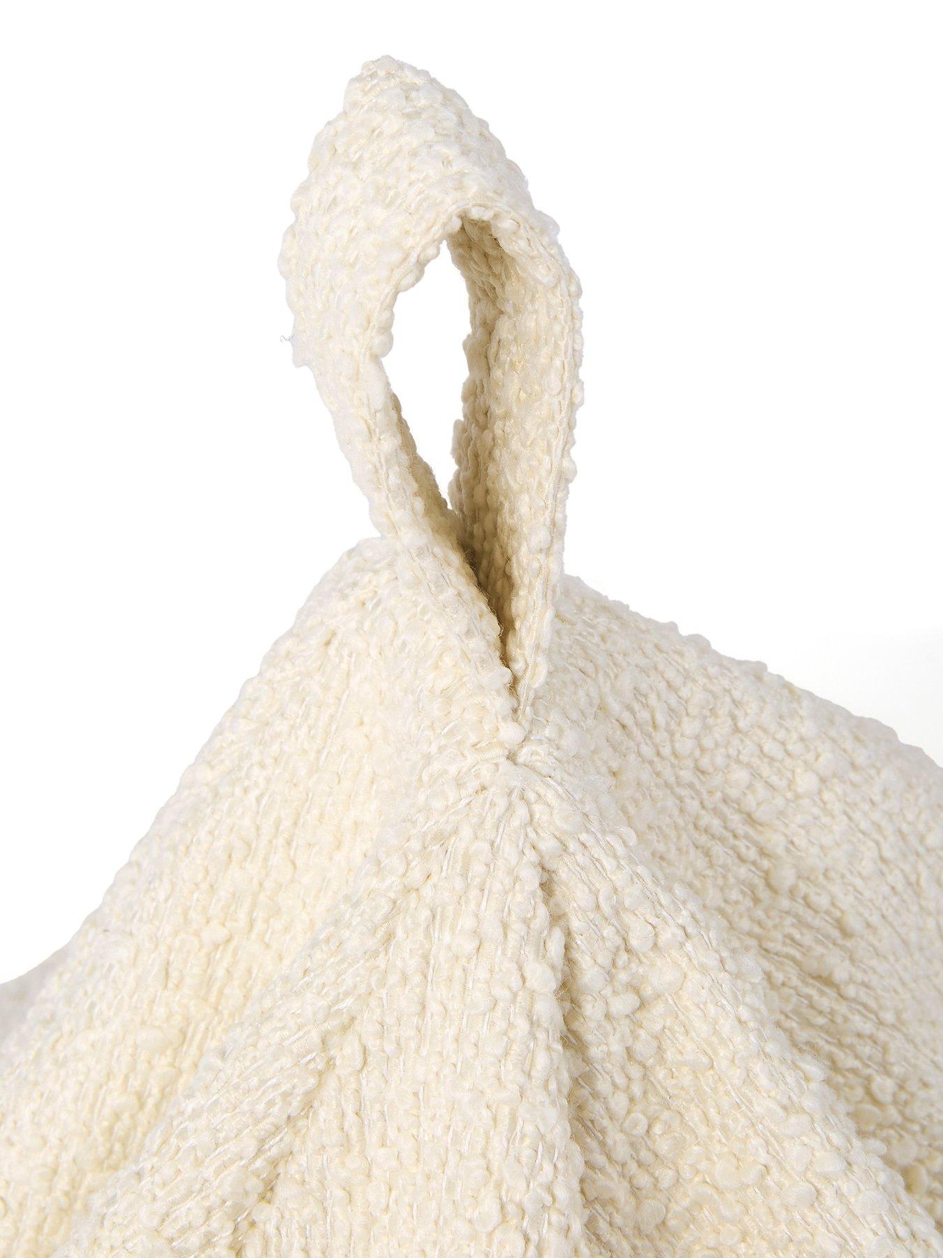 Image 3 of 5 of KAIKOO Boucle Beanbag- Cream