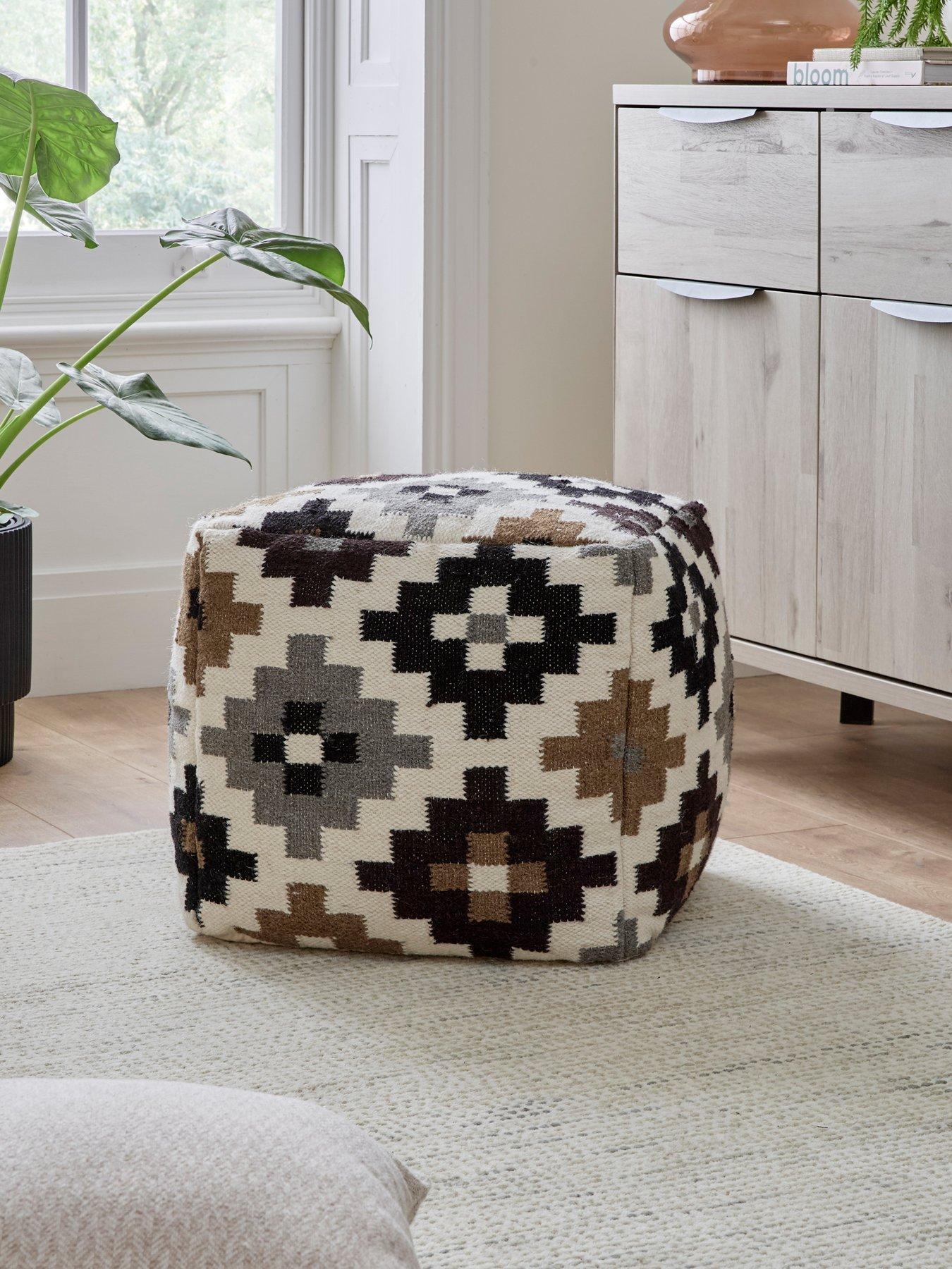 Image 1 of 4 of KAIKOO Wool Ikat Cube