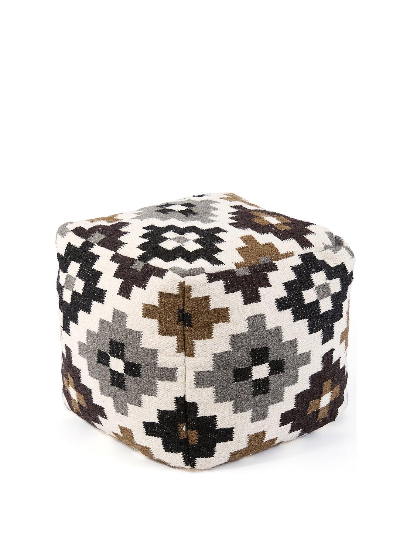 Image 2 of 4 of KAIKOO Wool Ikat Cube