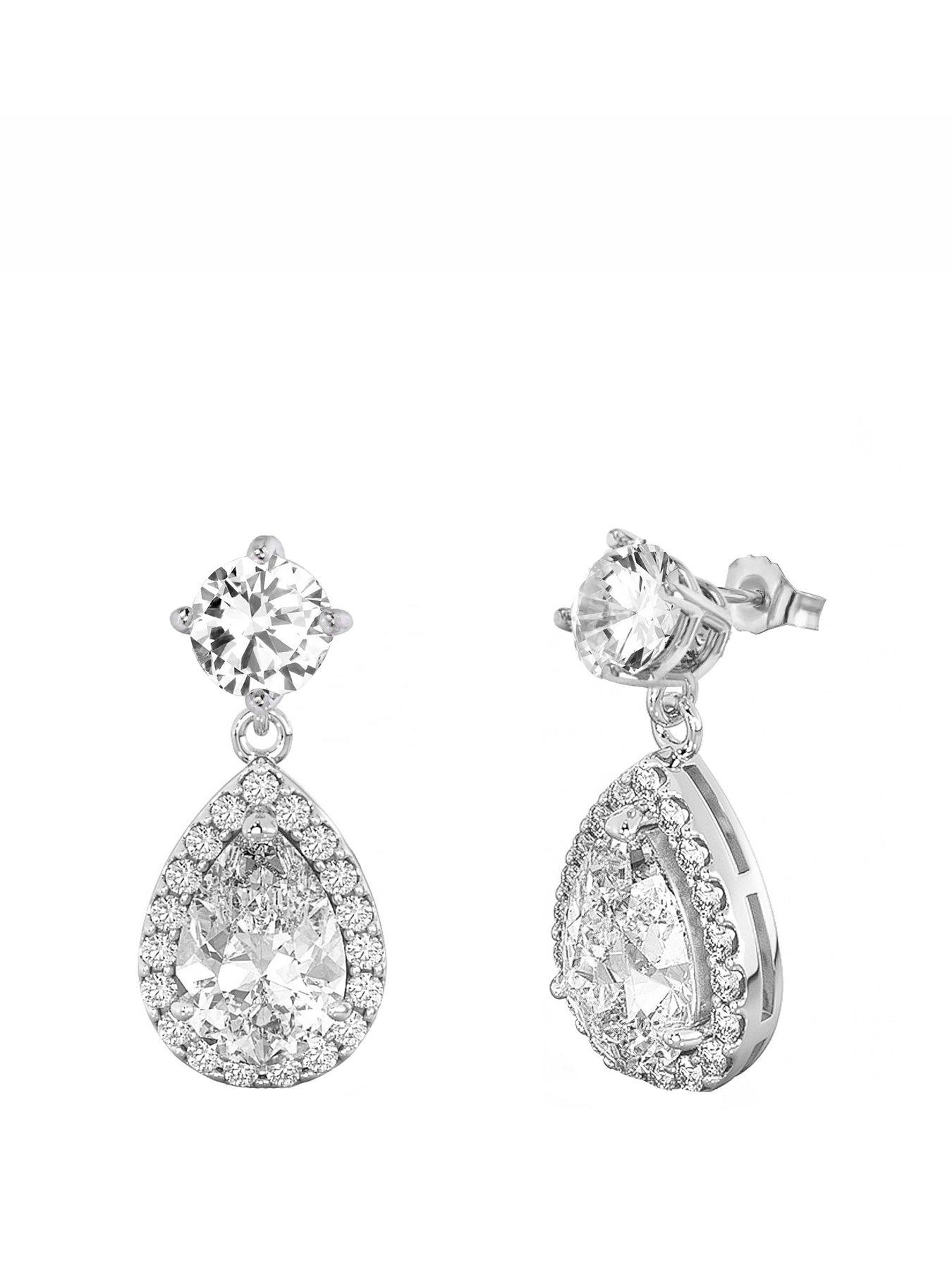 The Love Collection Statement Teardrop Stud Earrings
