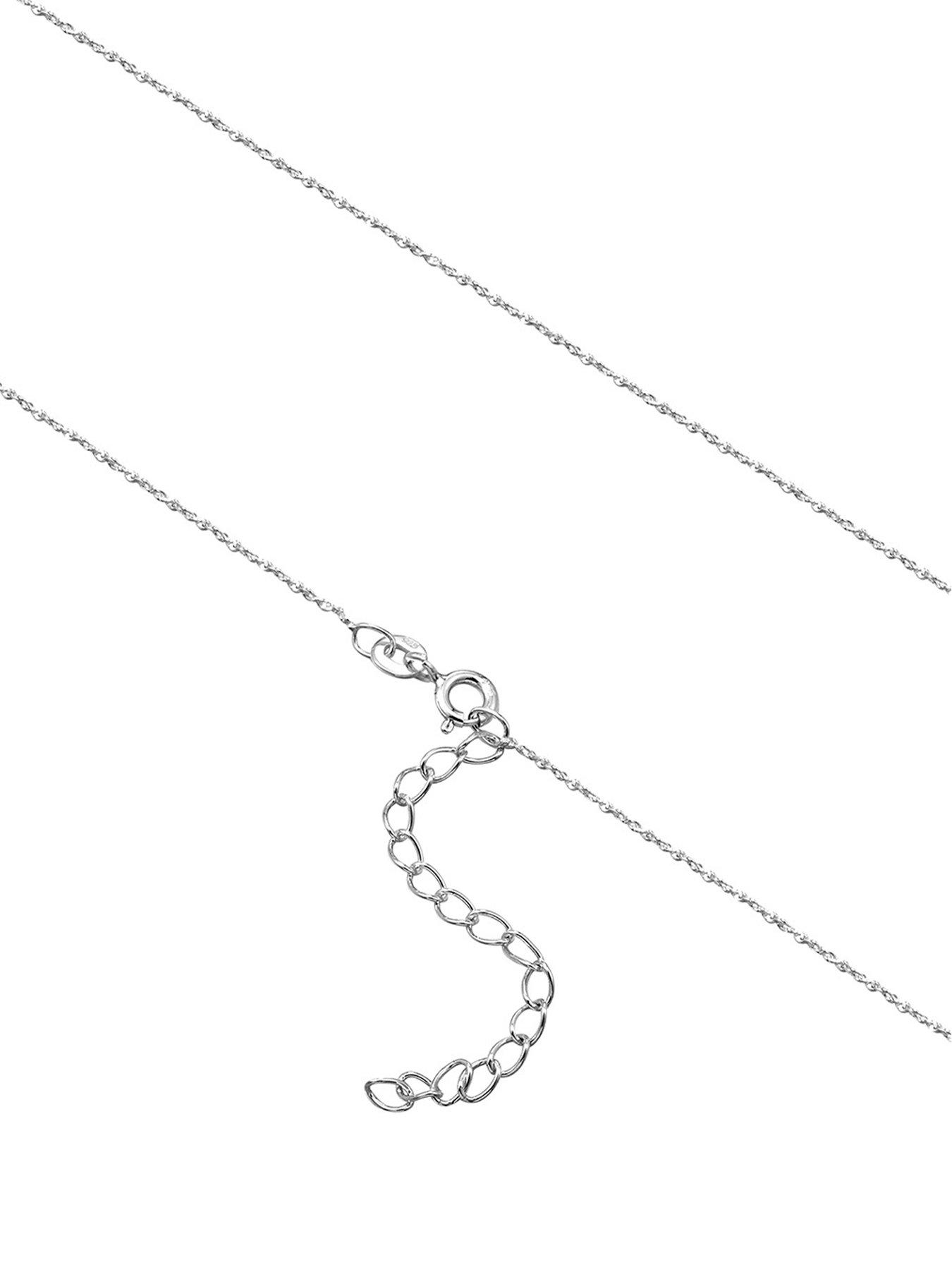 Image 3 of 3 of The Love Collection Sterling Silver Twisted Serpentine Necklace Chain