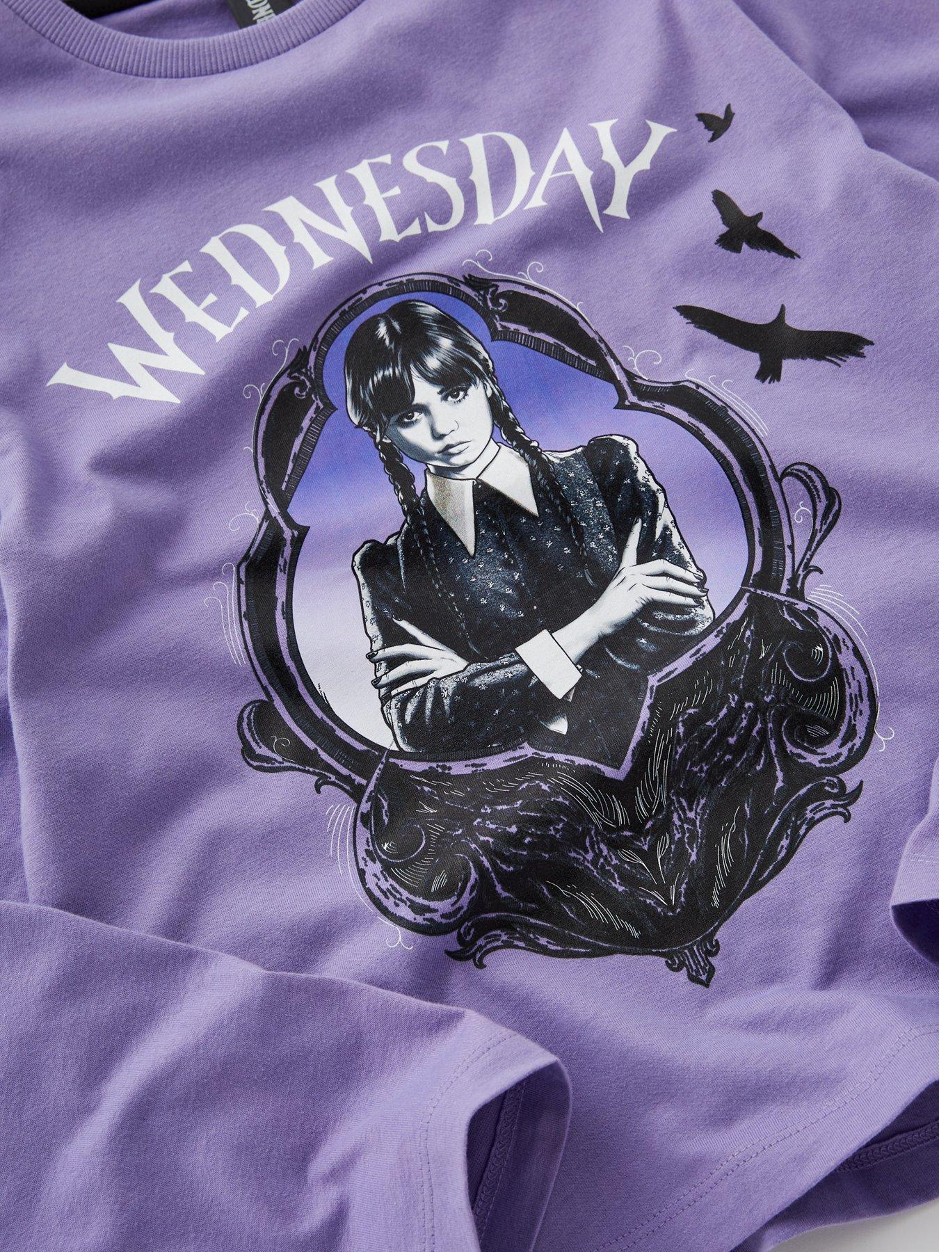 Image 3 of 4 of Wednesday Long Sleeve Pyjamas - Purple