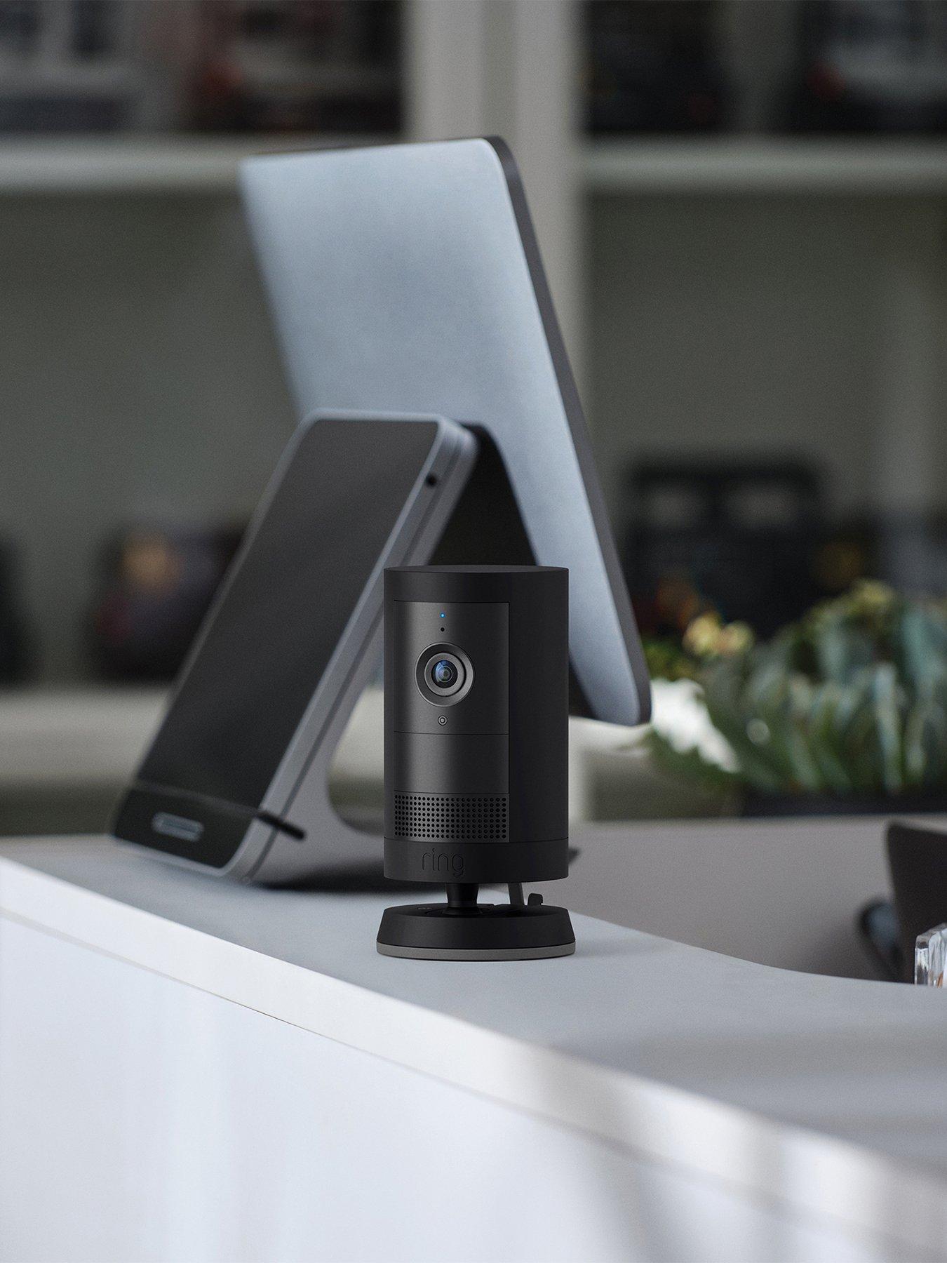 Image 4 of 7 of RING Outdoor Camera Plus Plug-in with 2k Video Smart Camera - Black
