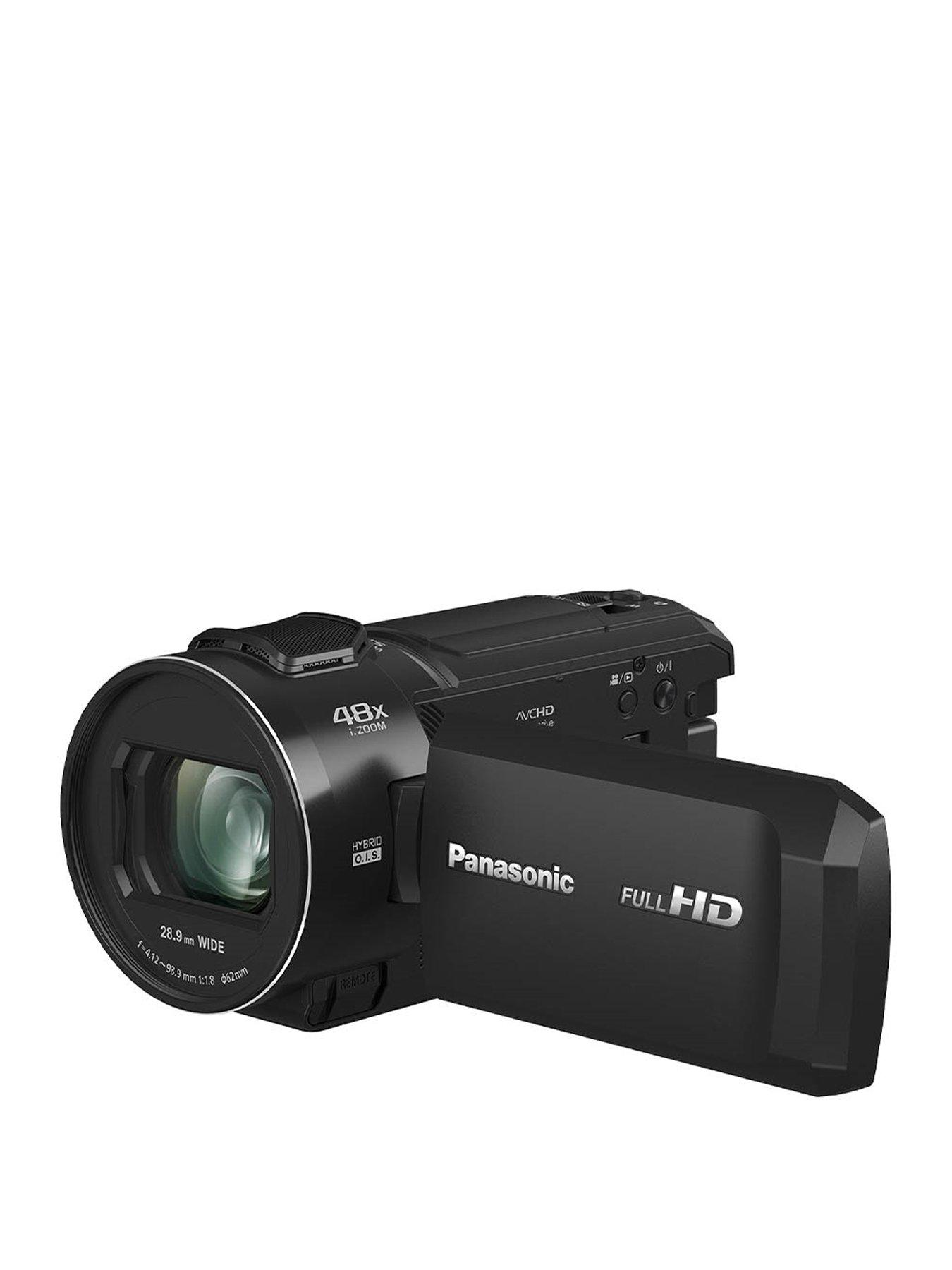  image of panasonic-hc-v900-full-hd-camcorder-with-24x-optical-zoom-3-lcd-sdsdhcsdxc-compatibility-black