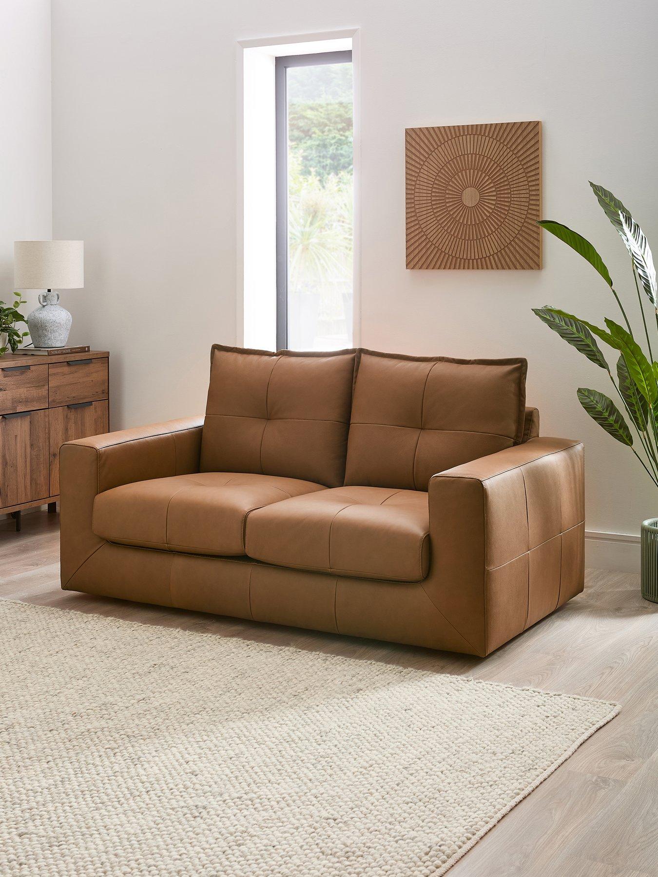 The Very Collection Tribeca Italian Leather 2 Seater Sofa
