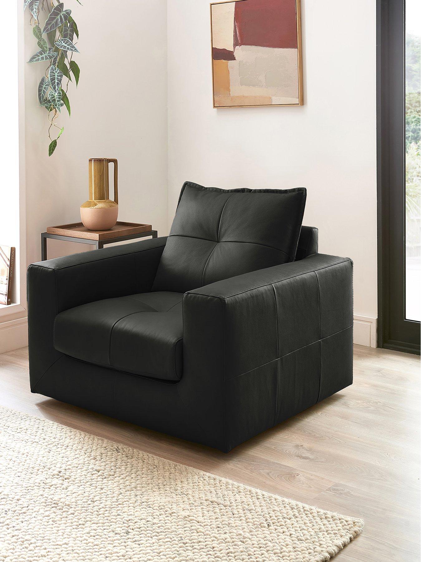 The Very Collection Tribeca Italian Leather Armchair - FSC® Certified