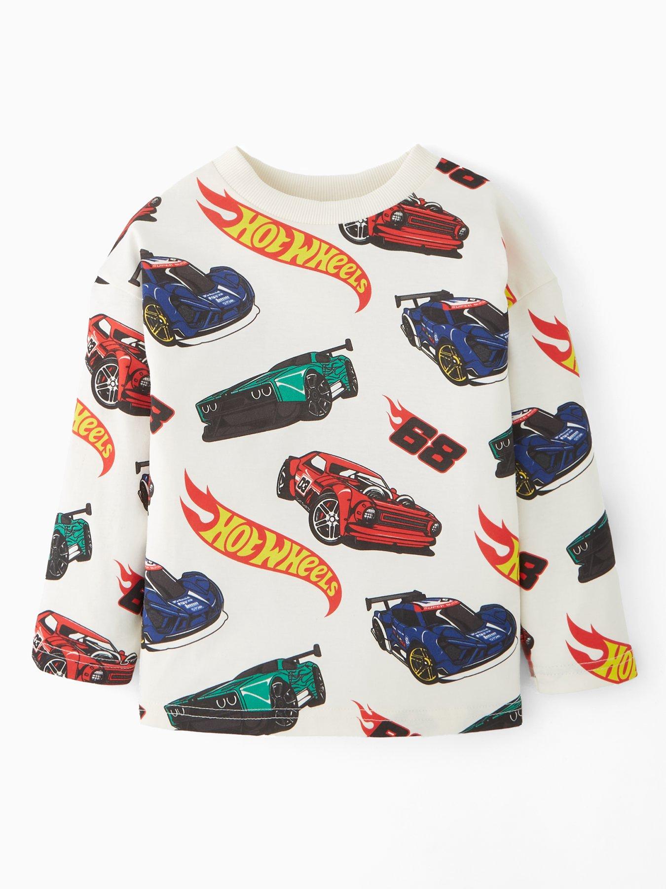 Hot Wheels Cars T-Shirt - Cream