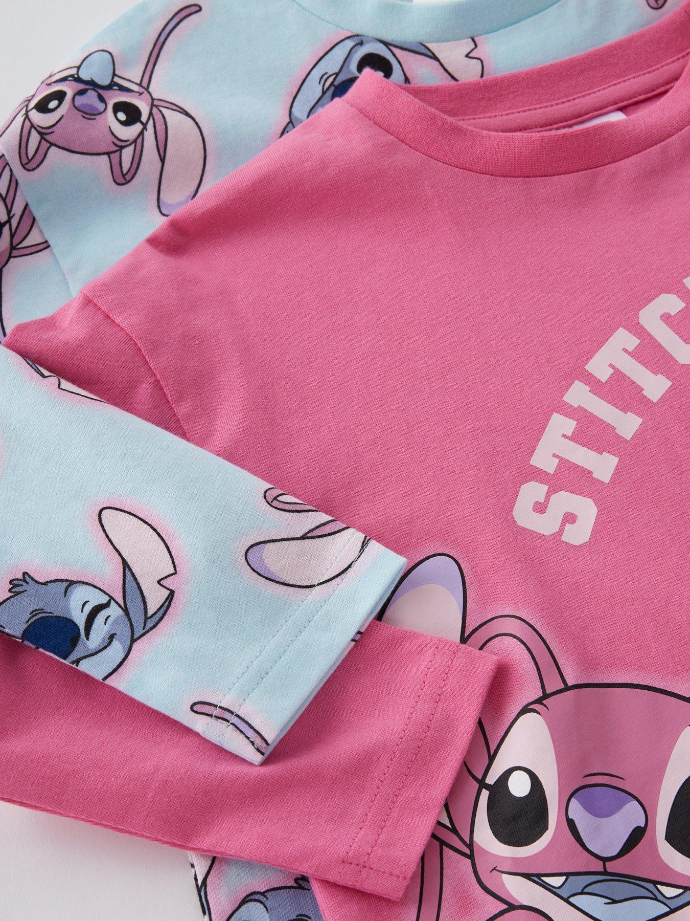 Image 4 of 5 of The Very Collection Disneys Lilo &amp; Stitch 2 Pack Long Sleeve Pyjama Set - Multi