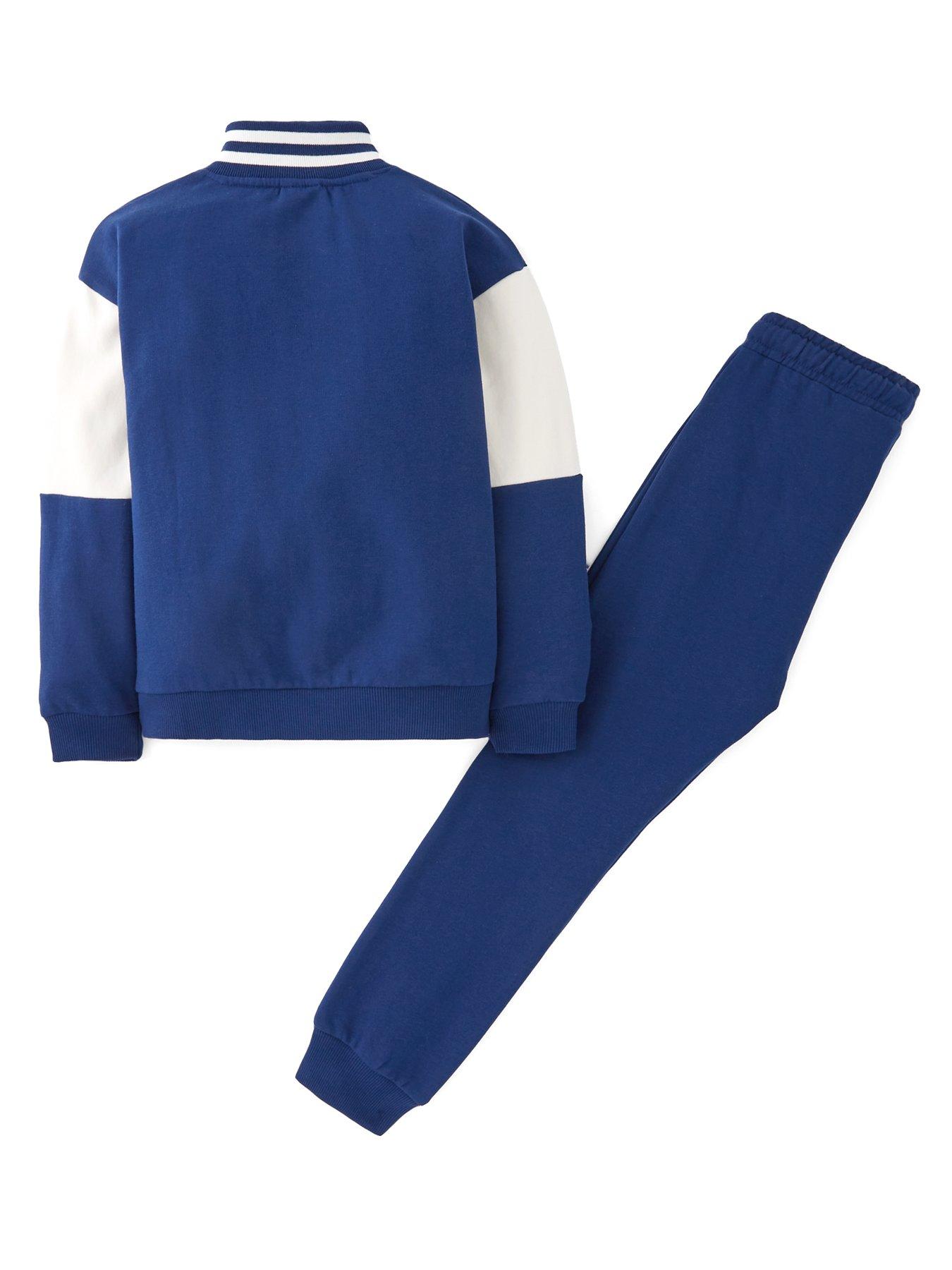  image of hot-wheels-half-zip-sweat-set-navy