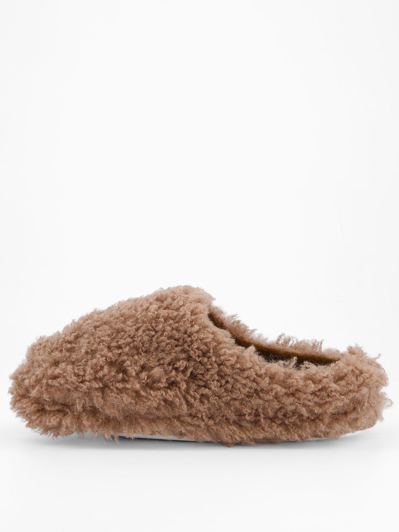 loungeable-cosy-mule-slipper-taupe