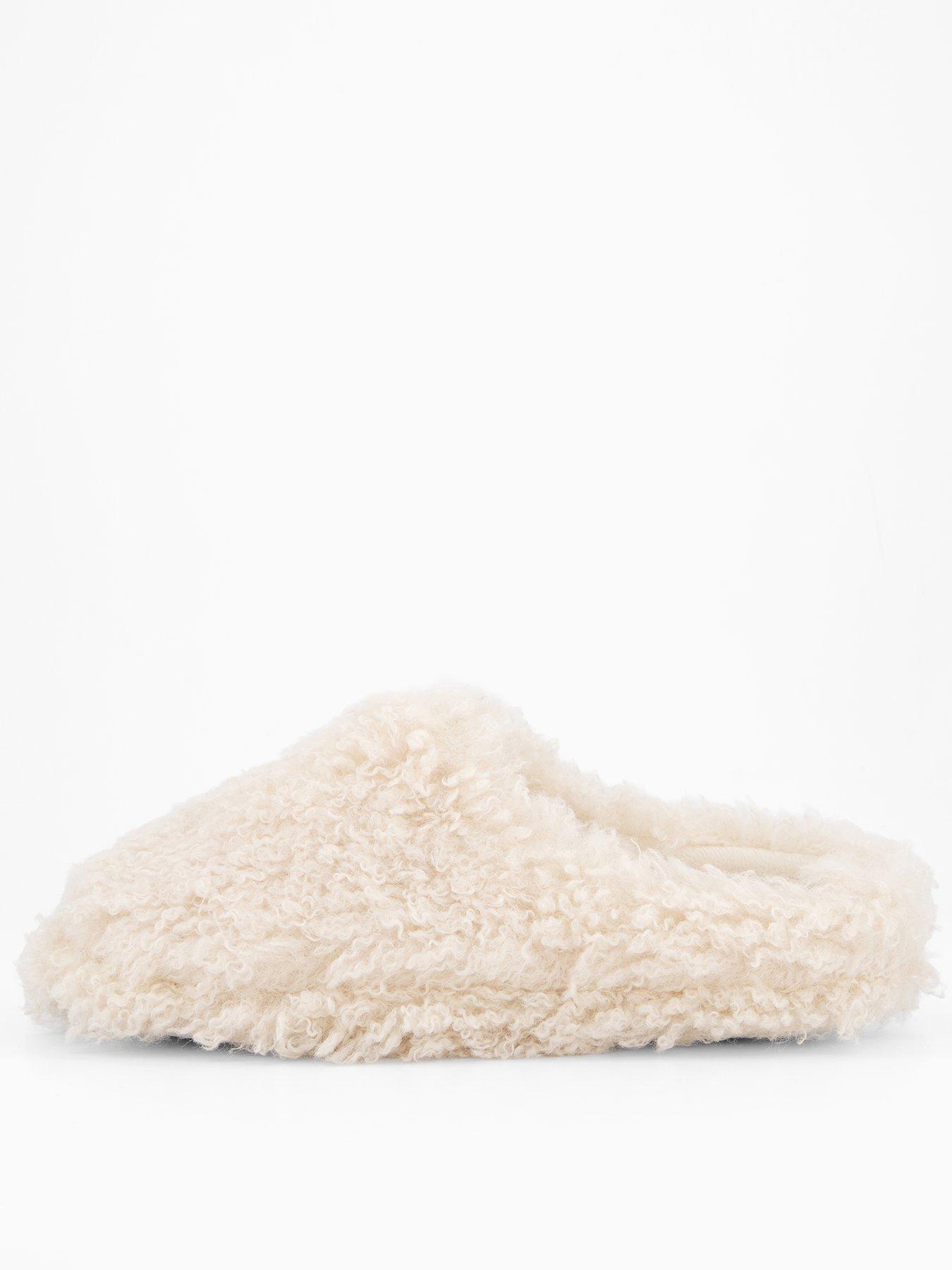 Loungeable Cosy Mule Slipper - Cream
